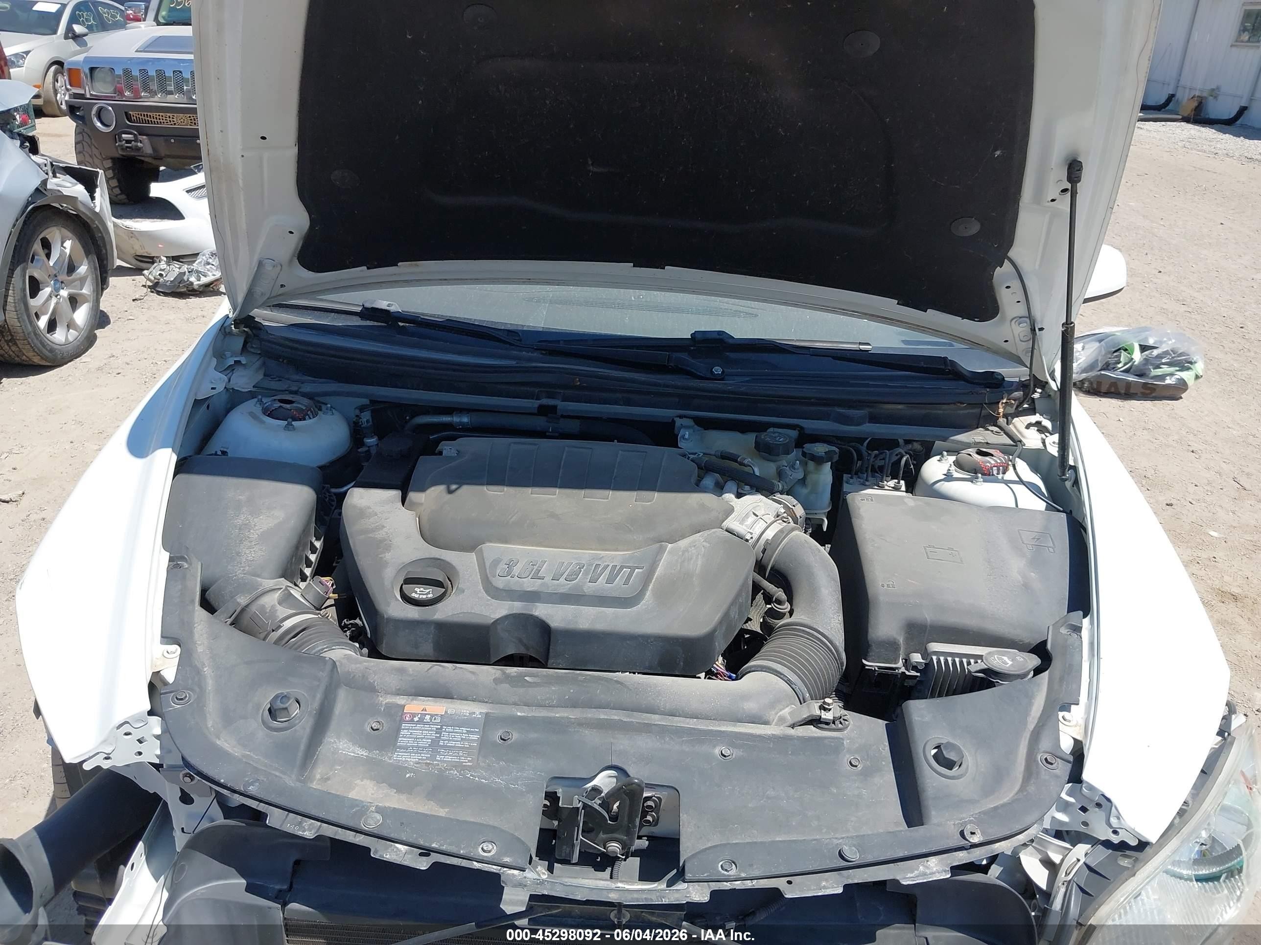 2010 Chevrolet Malibu Ltz White vin: 1G1ZE5E70AF314122