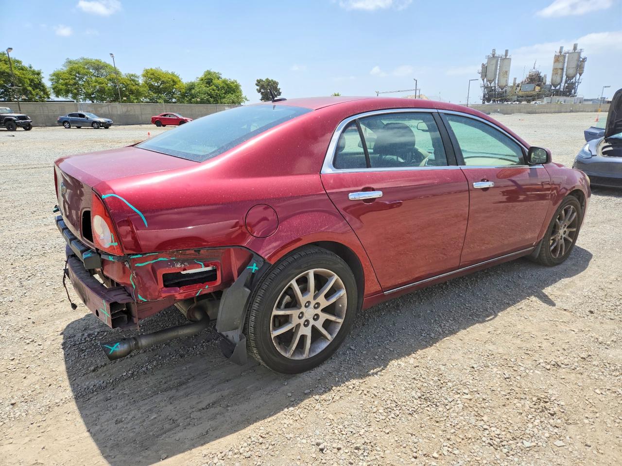 2010 Chevrolet Malibu Ltz Red vin: 1G1ZE5E71AF102734