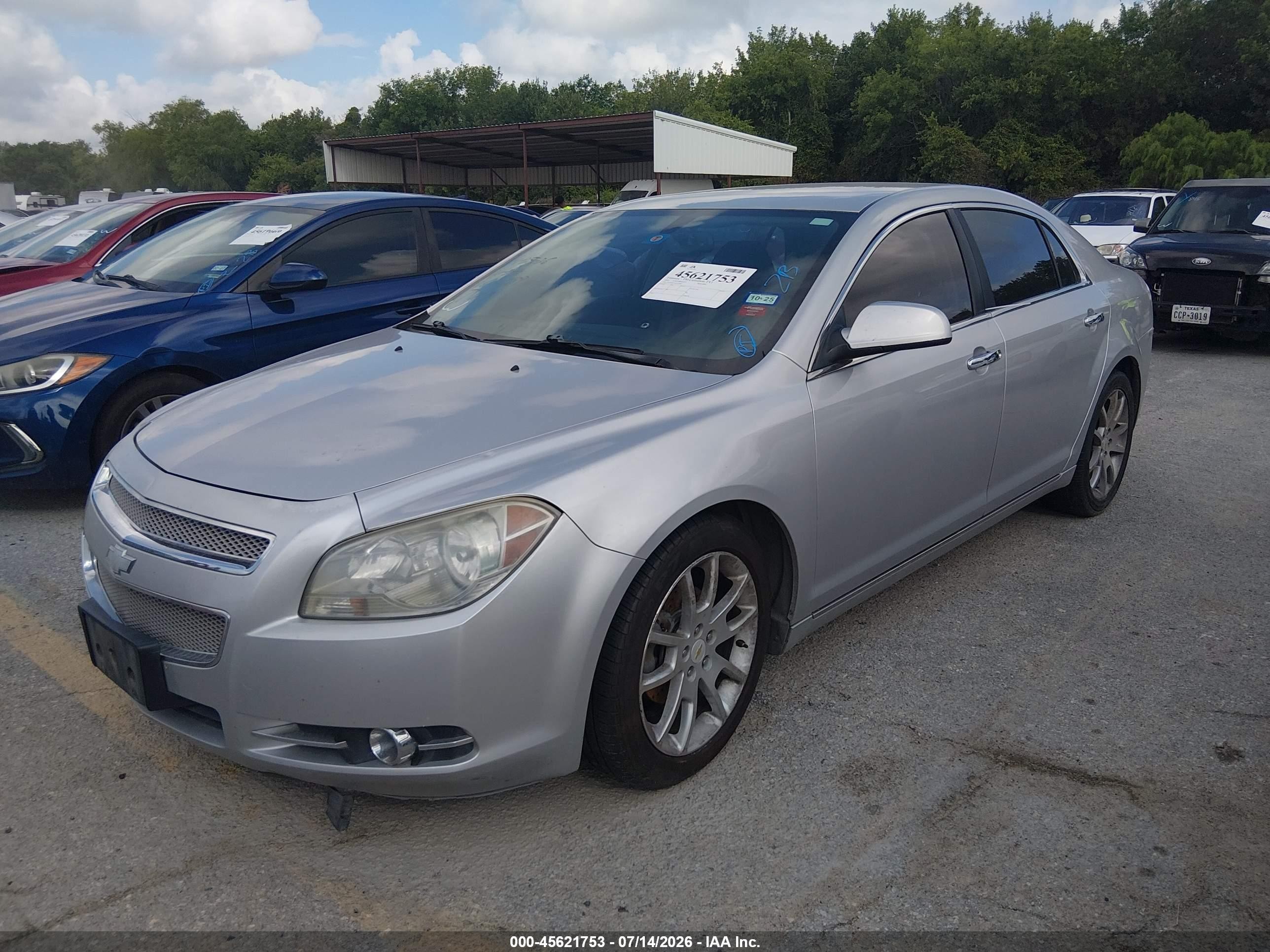 2010 Chevrolet Malibu Ltz Silver vin: 1G1ZE5E71AF321807