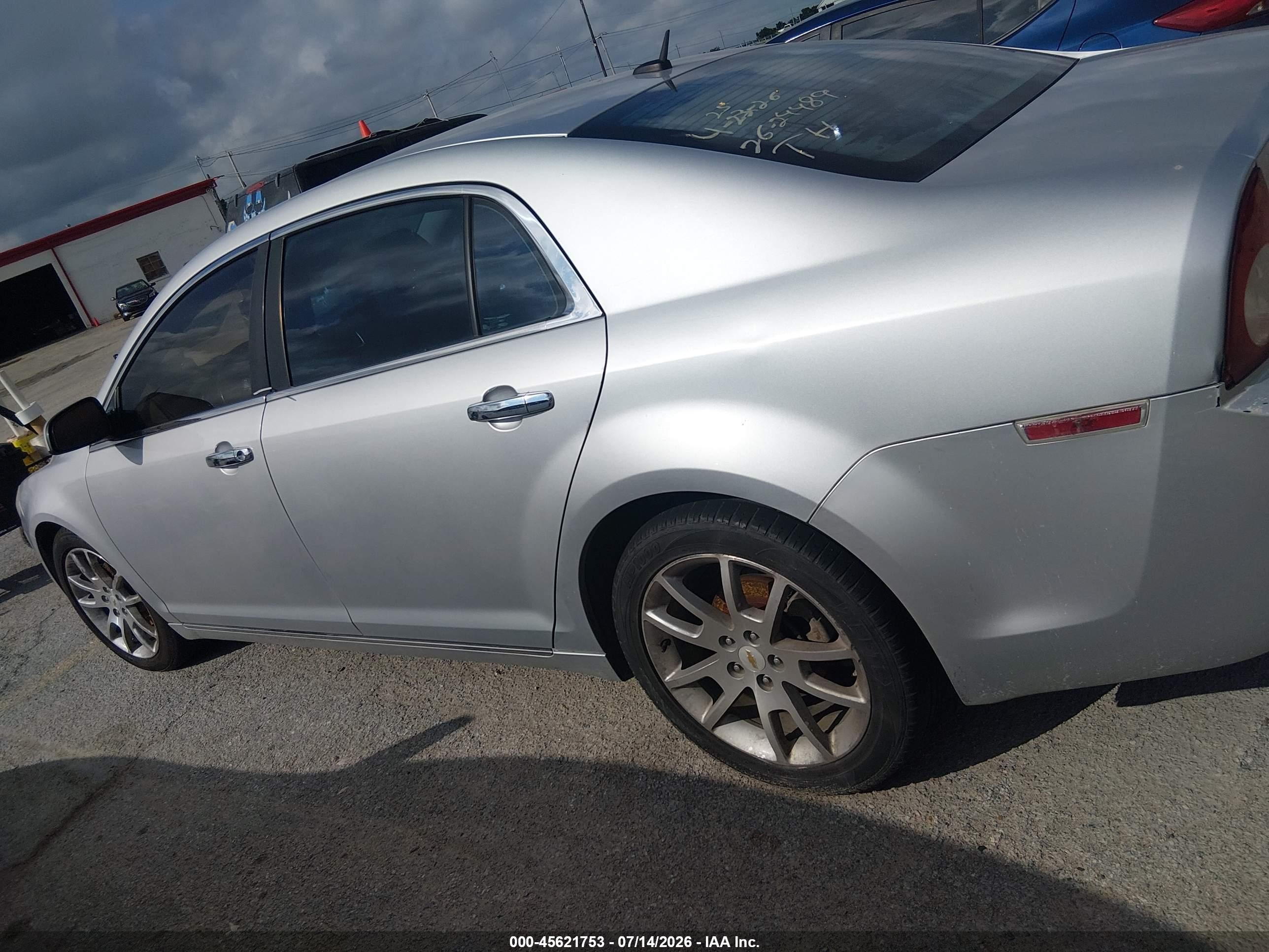 2010 Chevrolet Malibu Ltz Silver vin: 1G1ZE5E71AF321807