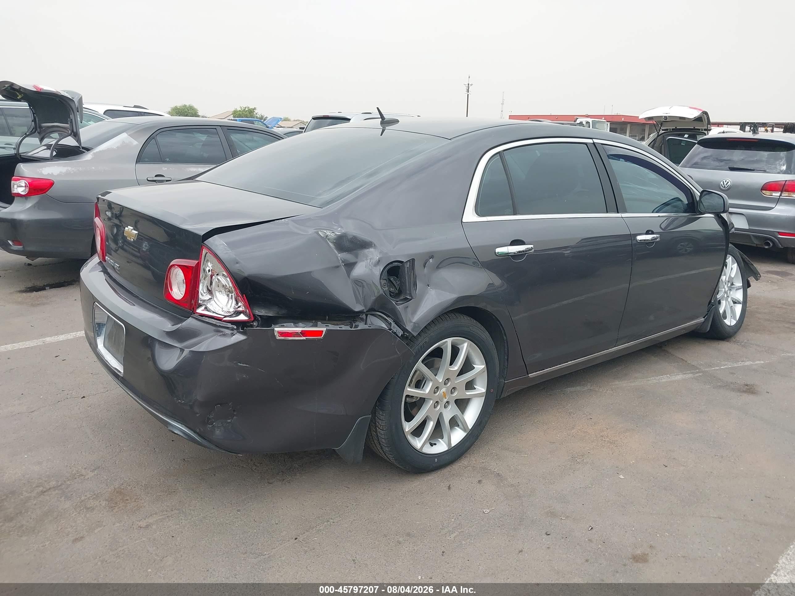 2011 Chevrolet Malibu Ltz Gray vin: 1G1ZE5E71BF105800