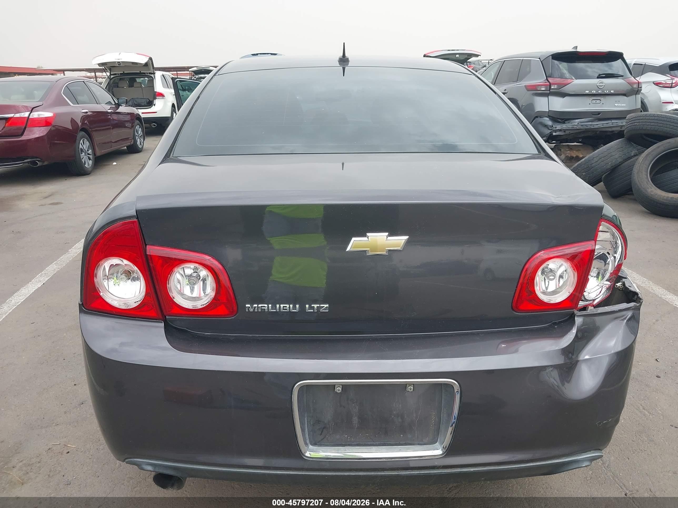 2011 Chevrolet Malibu Ltz Gray vin: 1G1ZE5E71BF105800