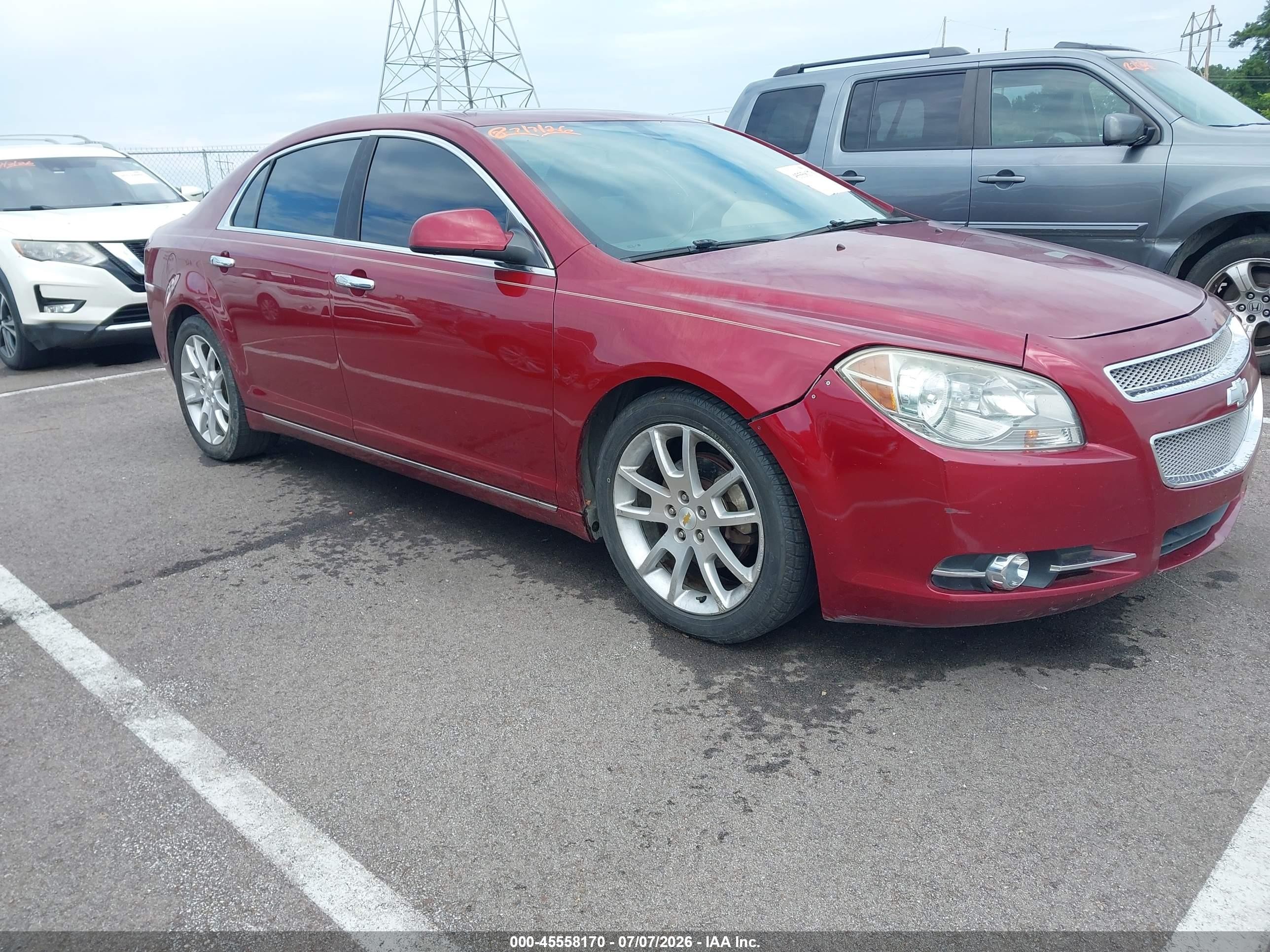 2011 Chevrolet Malibu Ltz Red vin: 1G1ZE5E71BF162871
