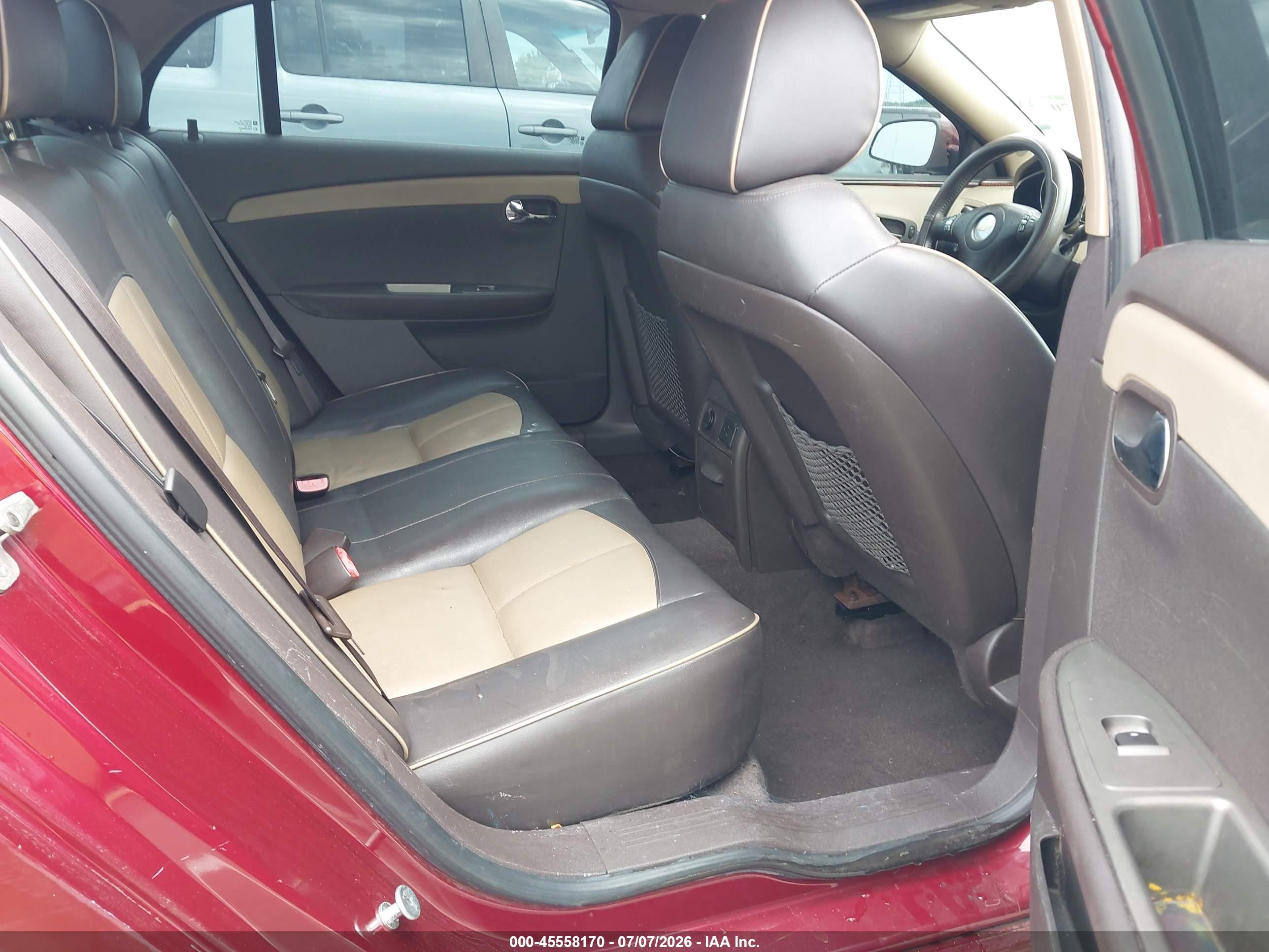 2011 Chevrolet Malibu Ltz Red vin: 1G1ZE5E71BF162871