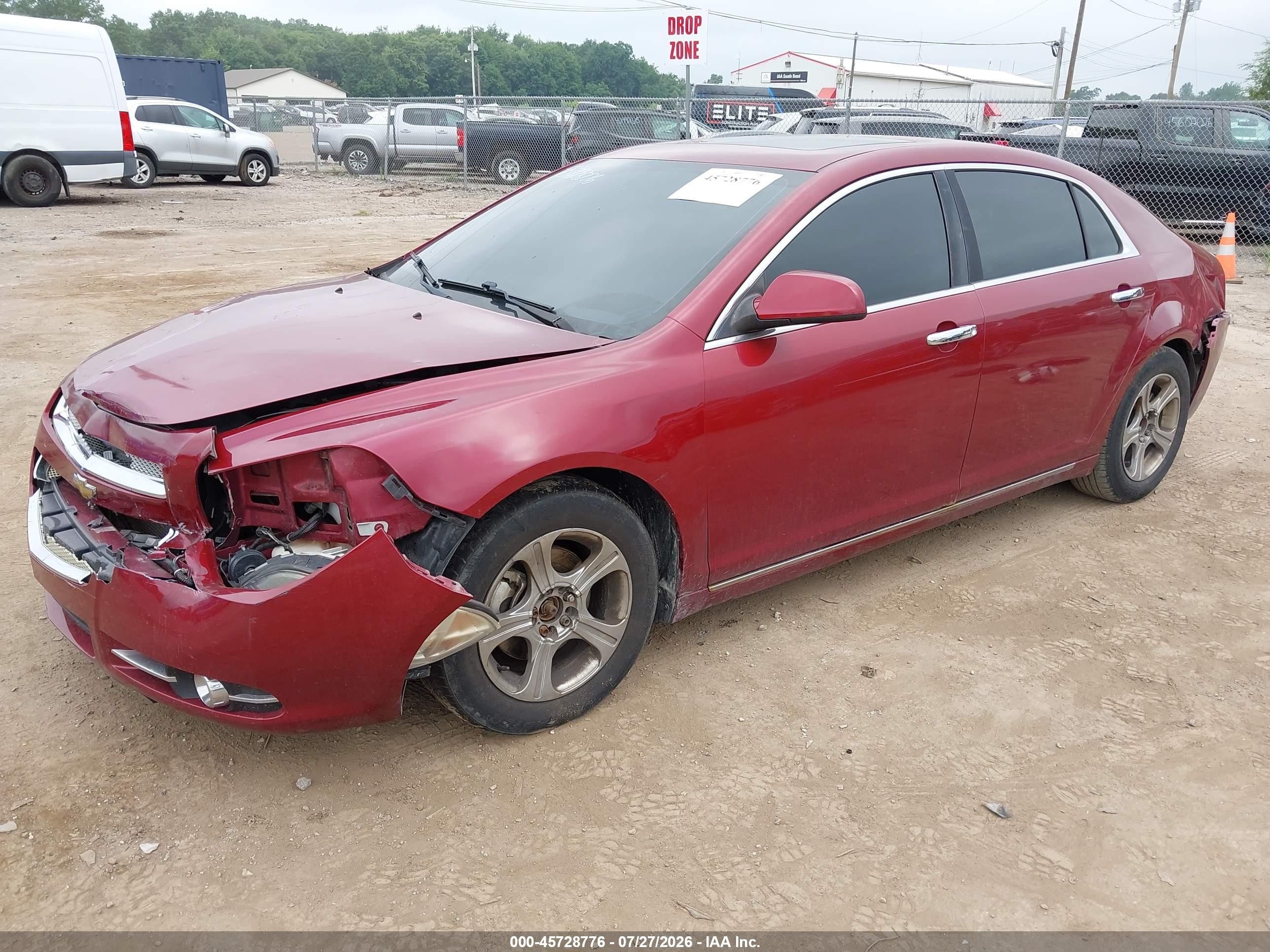 2010 Chevrolet Malibu Ltz Красный vin: 1G1ZE5E73AF295338