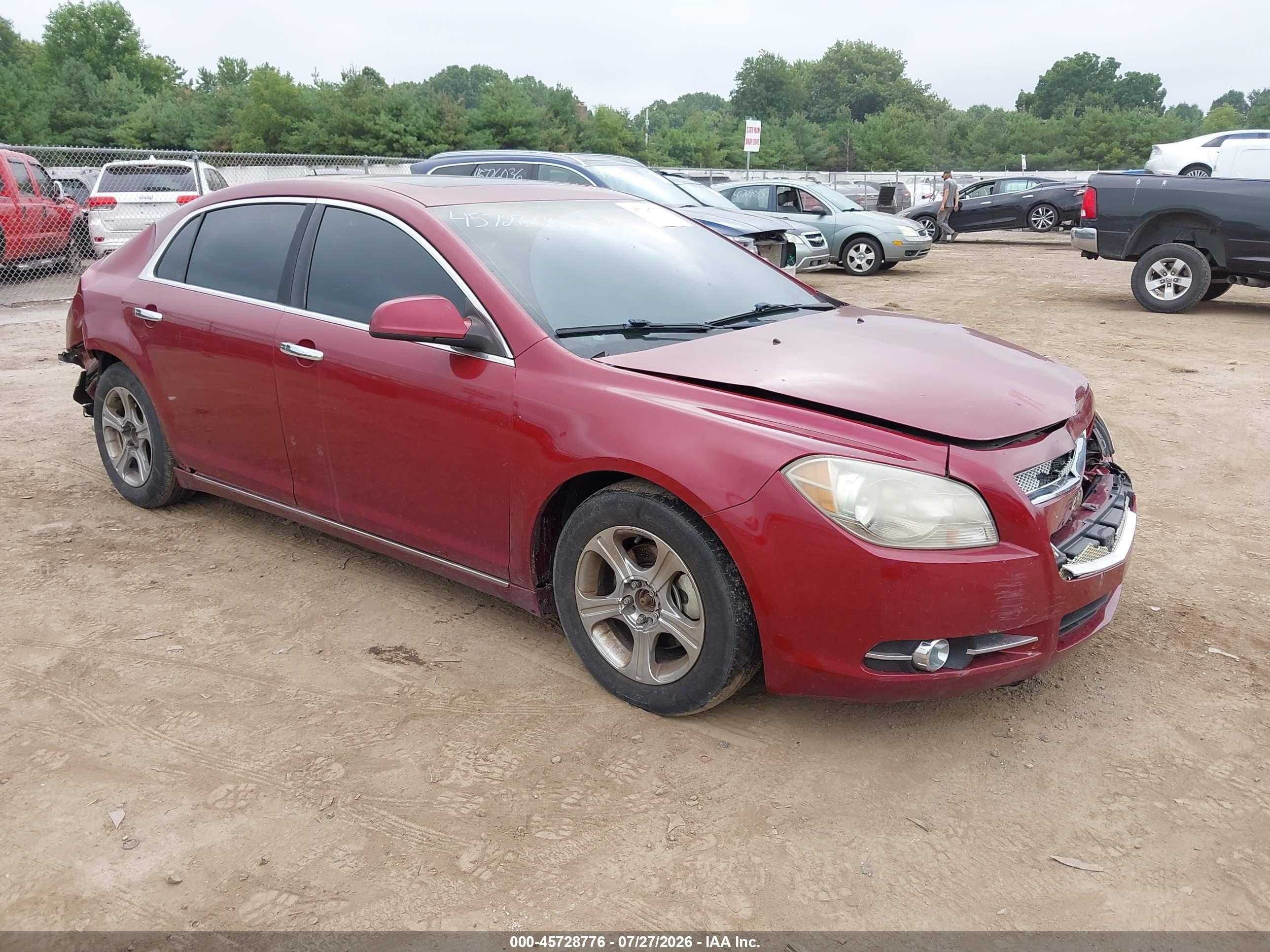 2010 Chevrolet Malibu Ltz Красный vin: 1G1ZE5E73AF295338