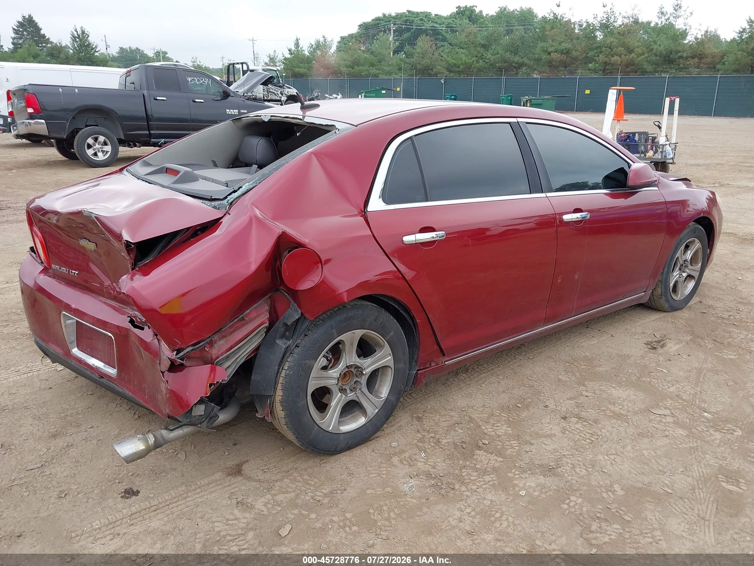2010 Chevrolet Malibu Ltz Красный vin: 1G1ZE5E73AF295338