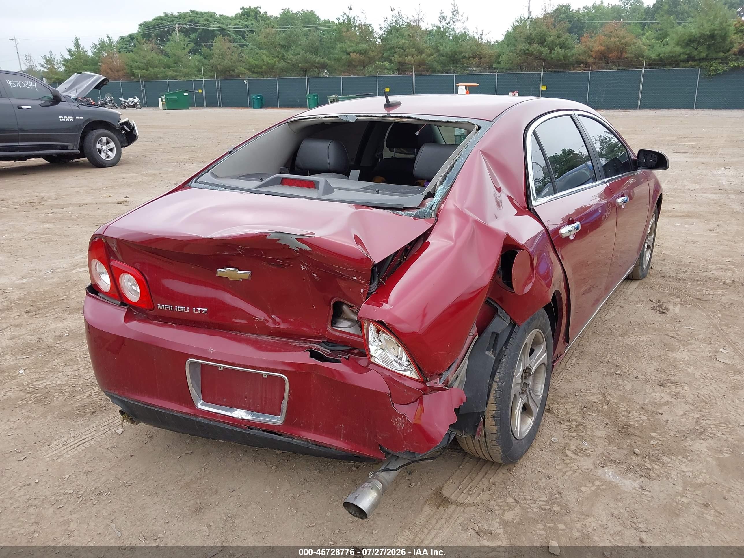 2010 Chevrolet Malibu Ltz Красный vin: 1G1ZE5E73AF295338