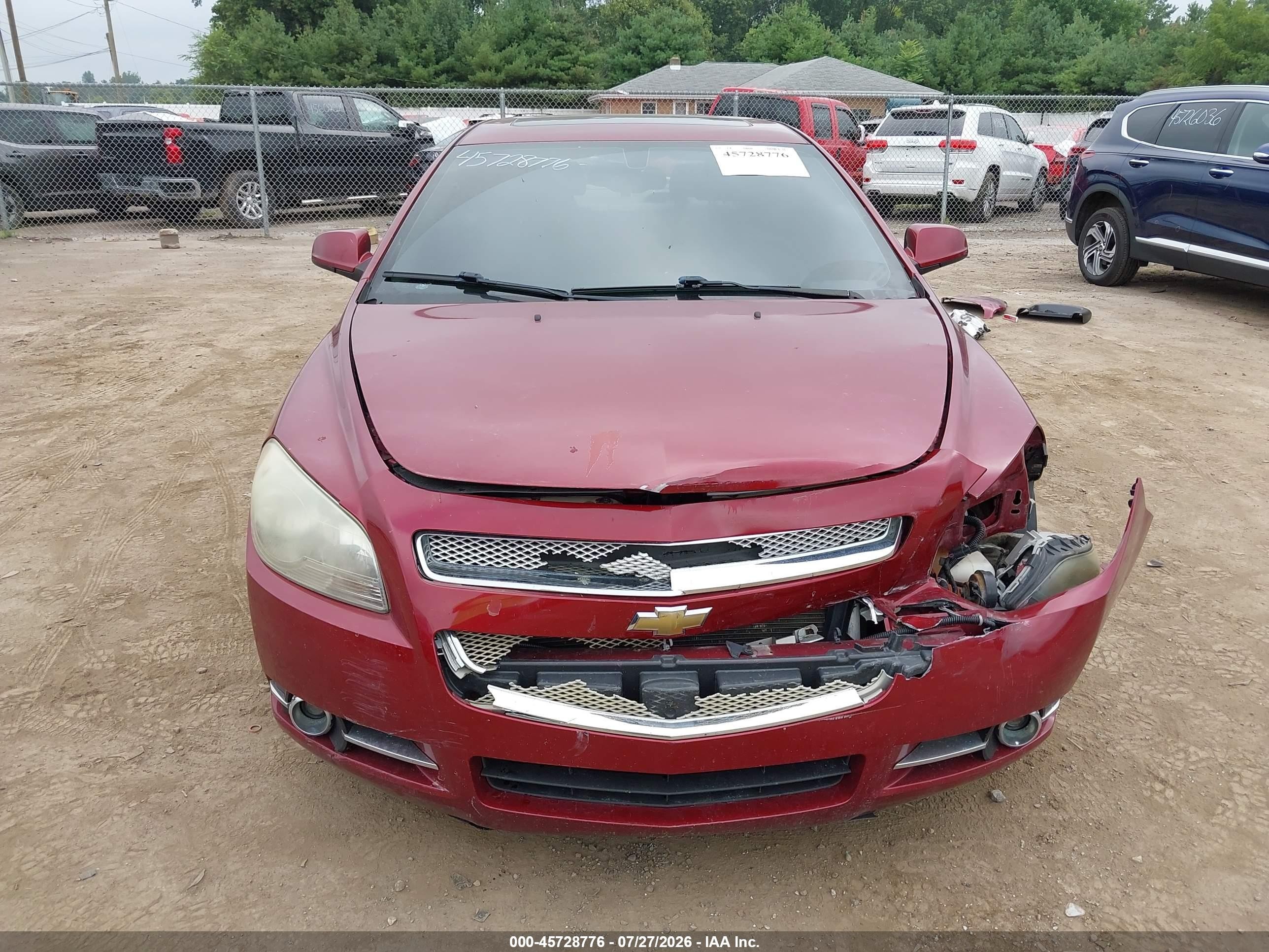 2010 Chevrolet Malibu Ltz Красный vin: 1G1ZE5E73AF295338