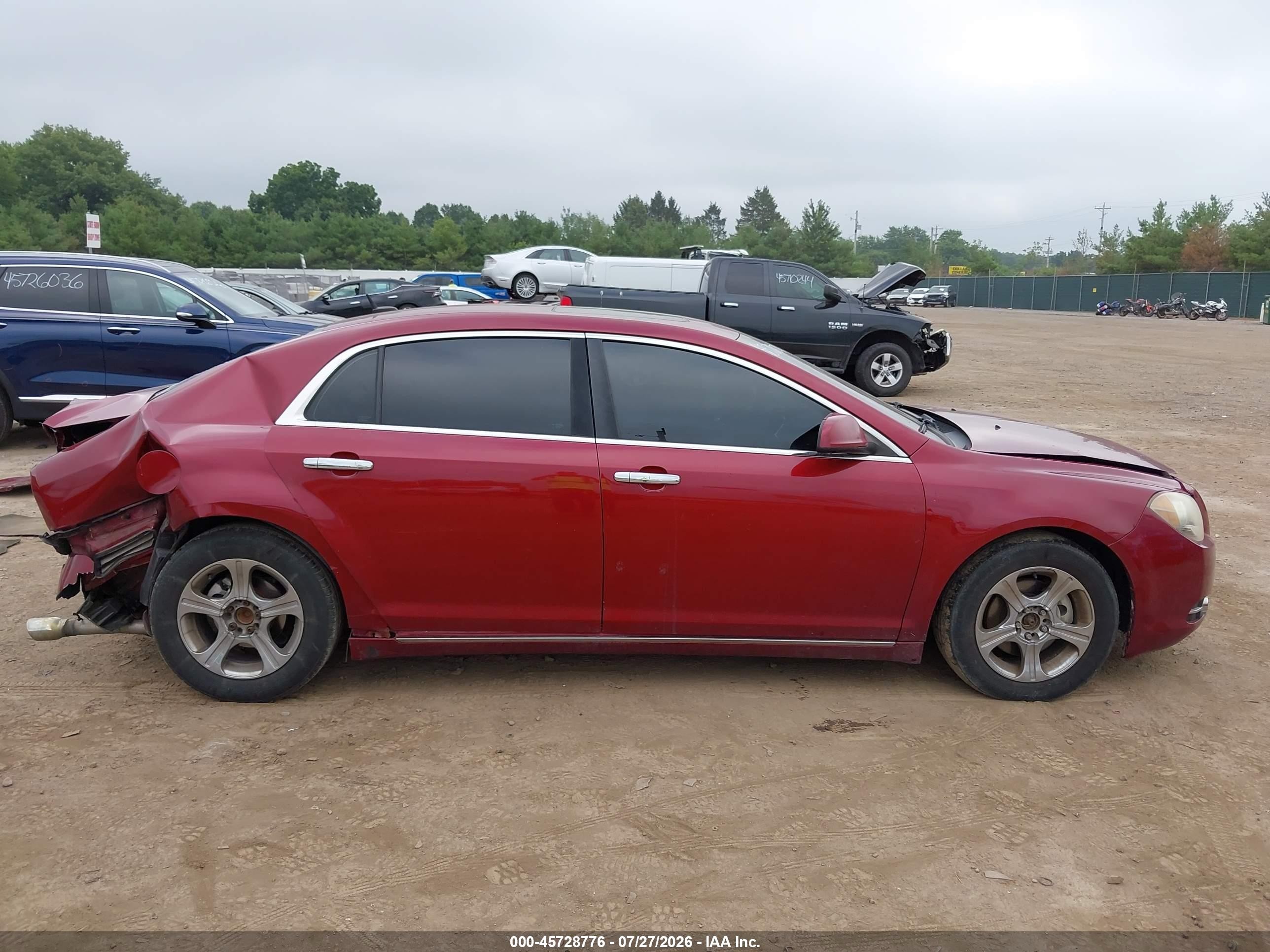 2010 Chevrolet Malibu Ltz Красный vin: 1G1ZE5E73AF295338