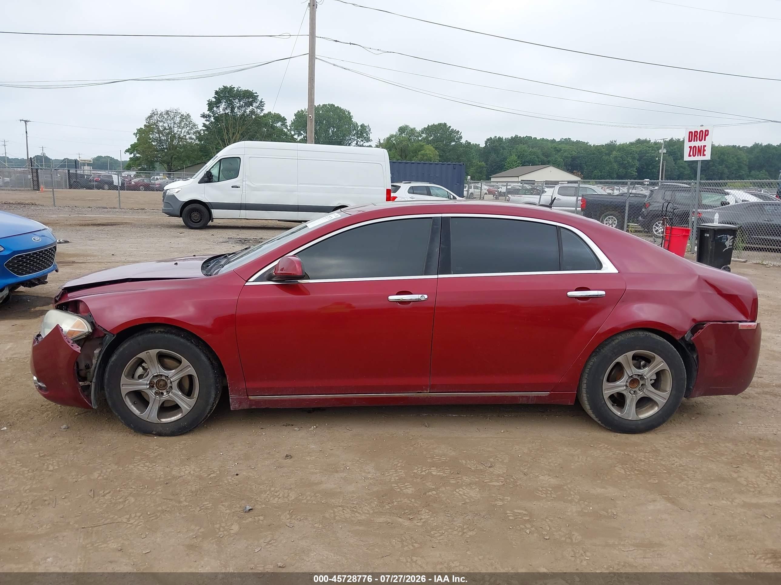 2010 Chevrolet Malibu Ltz Красный vin: 1G1ZE5E73AF295338
