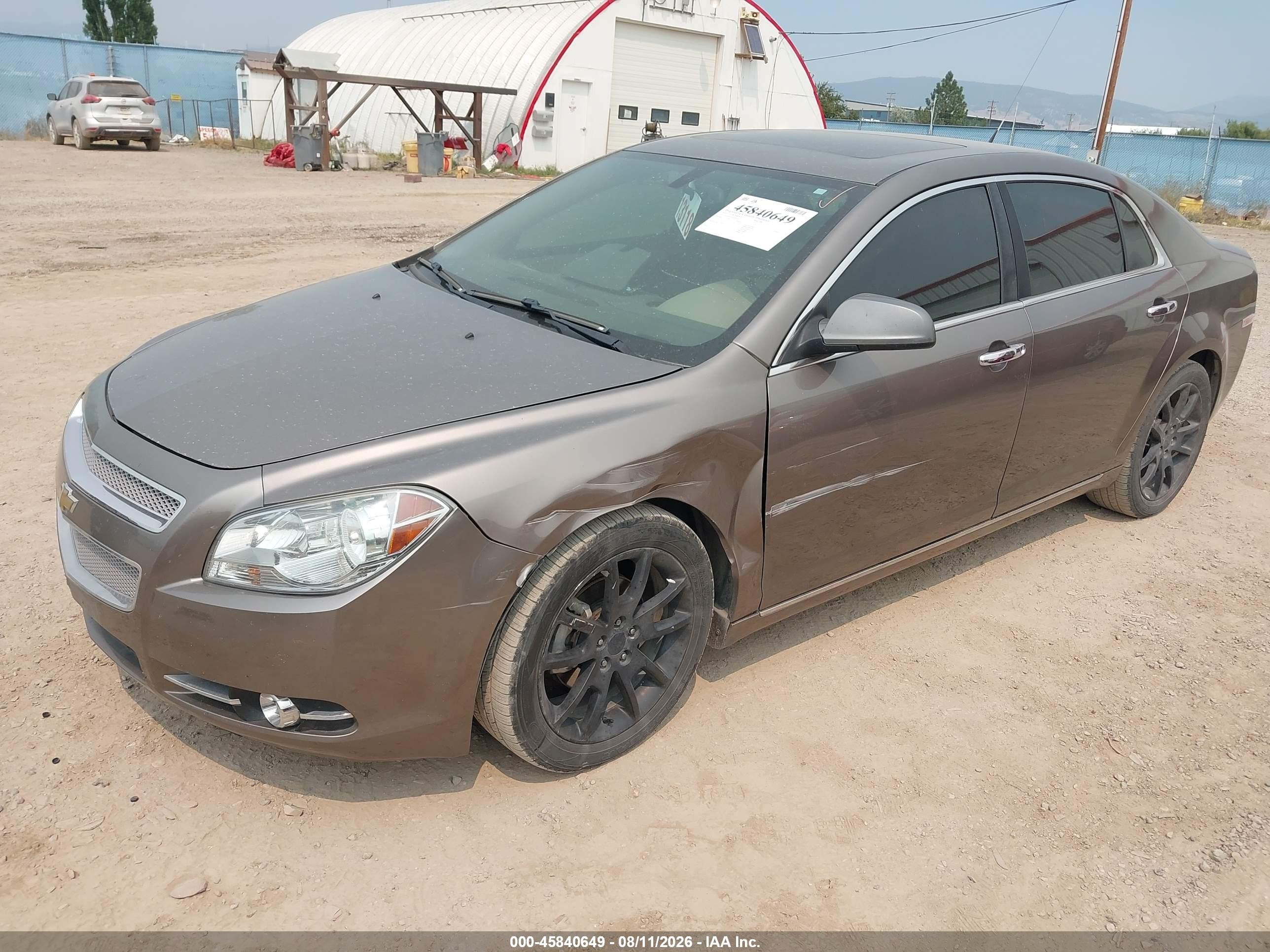 2010 Chevrolet Malibu Ltz Brown vin: 1G1ZE5E73AF301610