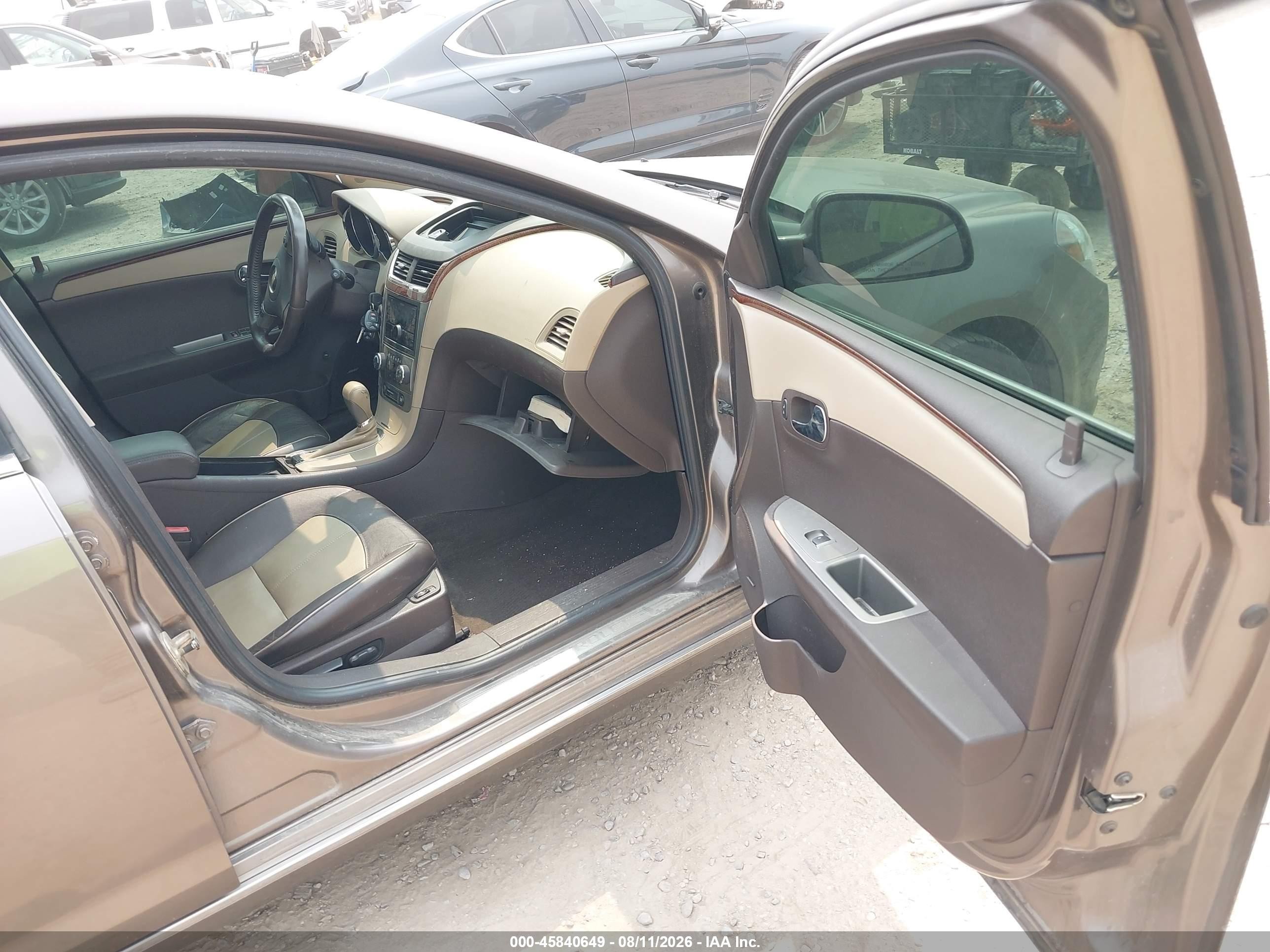 2010 Chevrolet Malibu Ltz Brown vin: 1G1ZE5E73AF301610