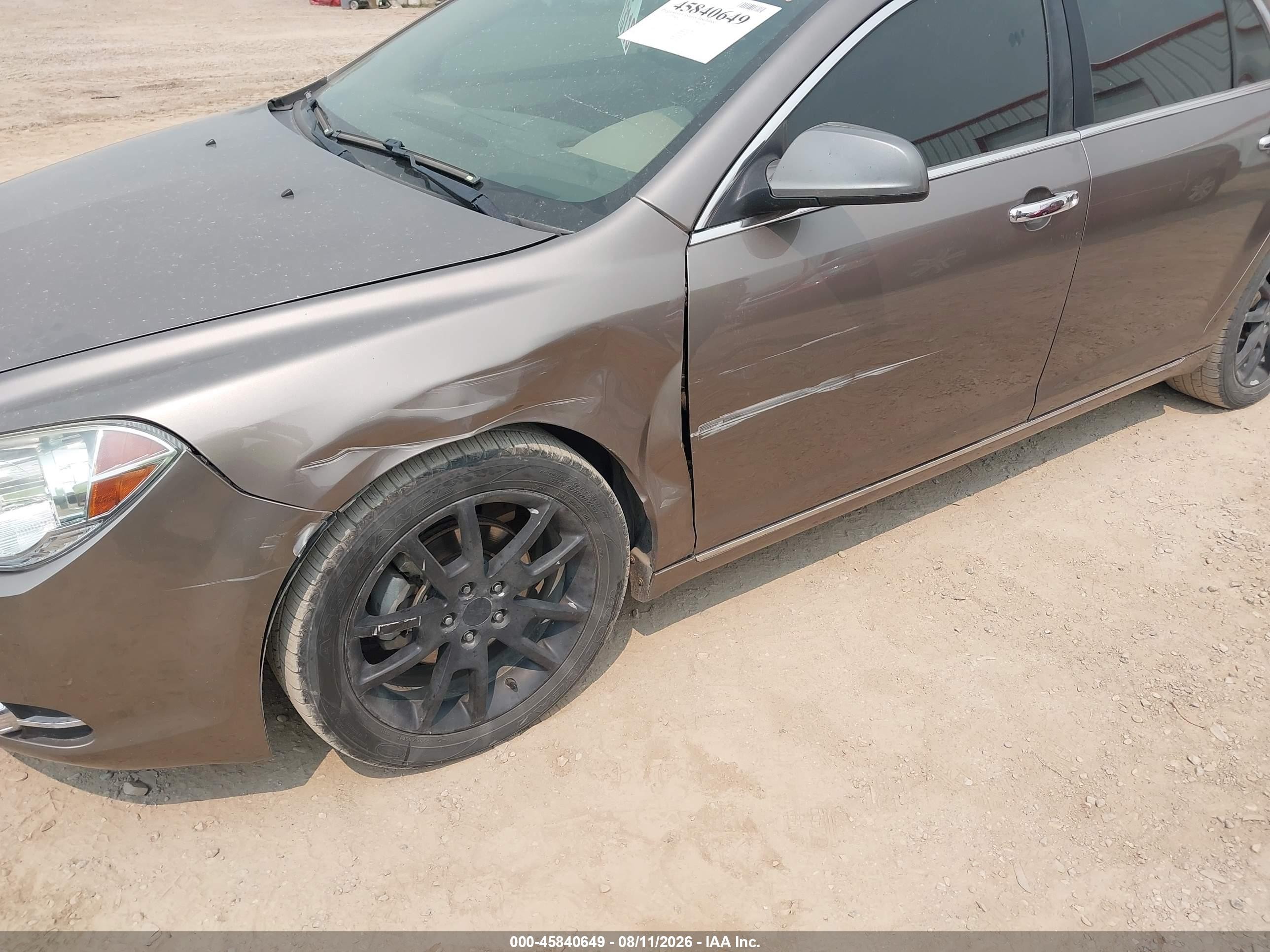 2010 Chevrolet Malibu Ltz Brown vin: 1G1ZE5E73AF301610