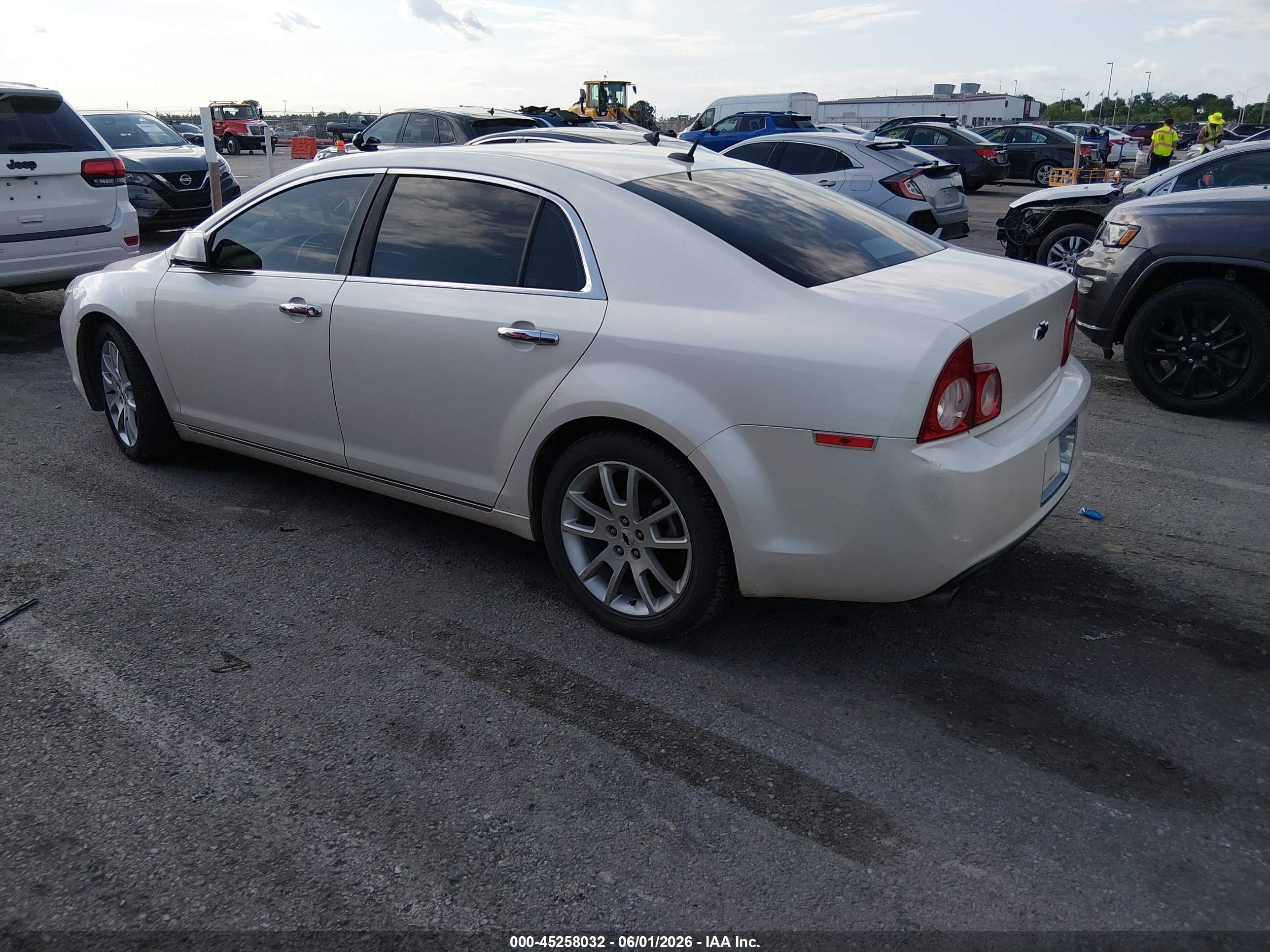 2011 Chevrolet Malibu Ltz White vin: 1G1ZE5E76BF292886