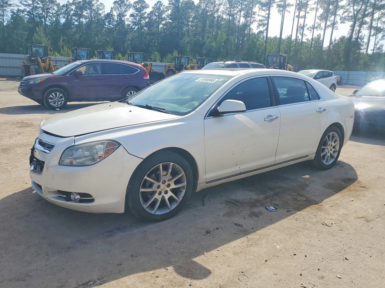 2011 Chevrolet Malibu Ltz White vin: 1G1ZE5E7XBF206964