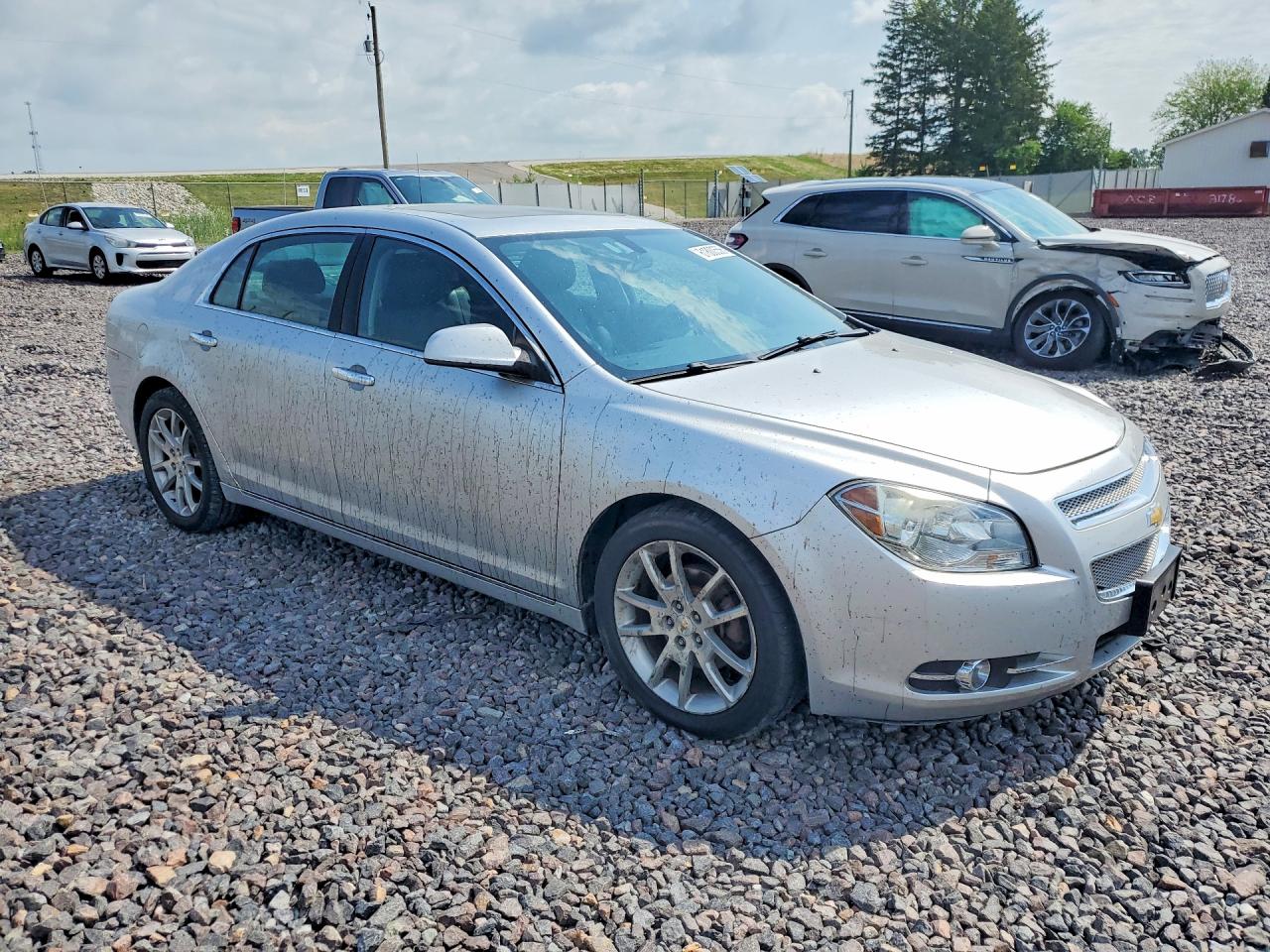 2010 Chevrolet Malibu Ltz Silver vin: 1G1ZE5EB1AF235322