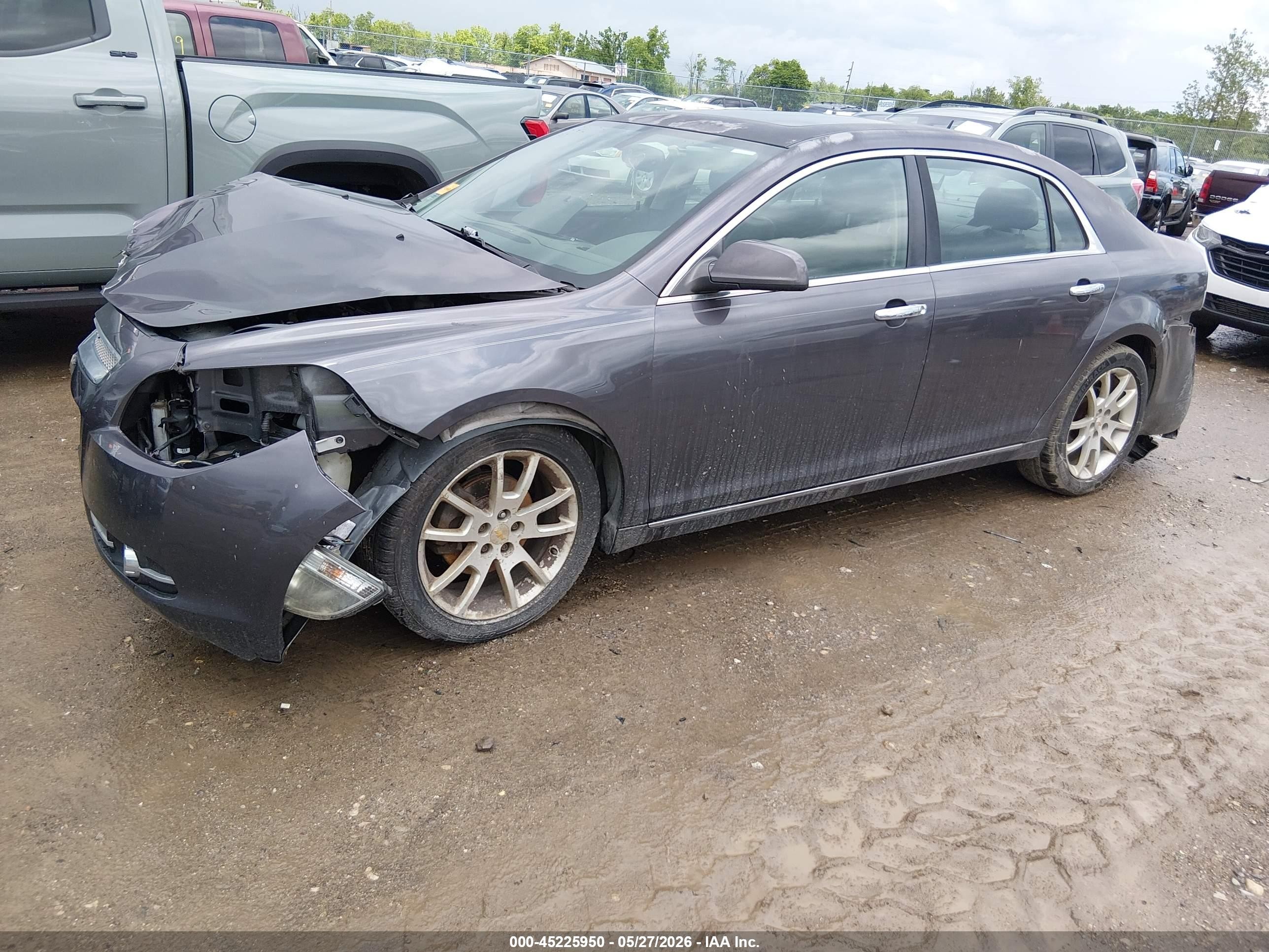 2010 Chevrolet Malibu Ltz Gray vin: 1G1ZE5EB2A4136326