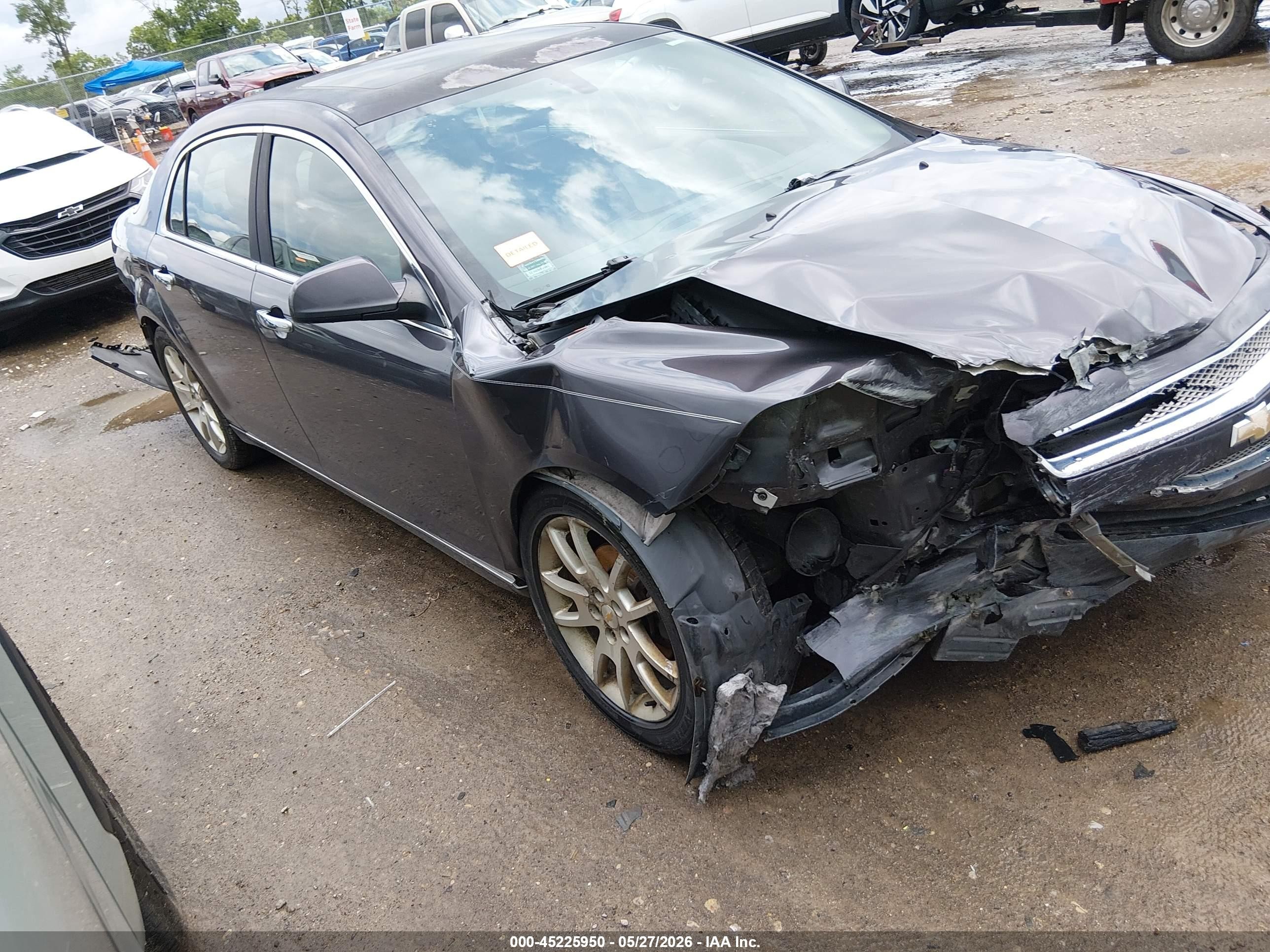 2010 Chevrolet Malibu Ltz Серый vin: 1G1ZE5EB2A4136326