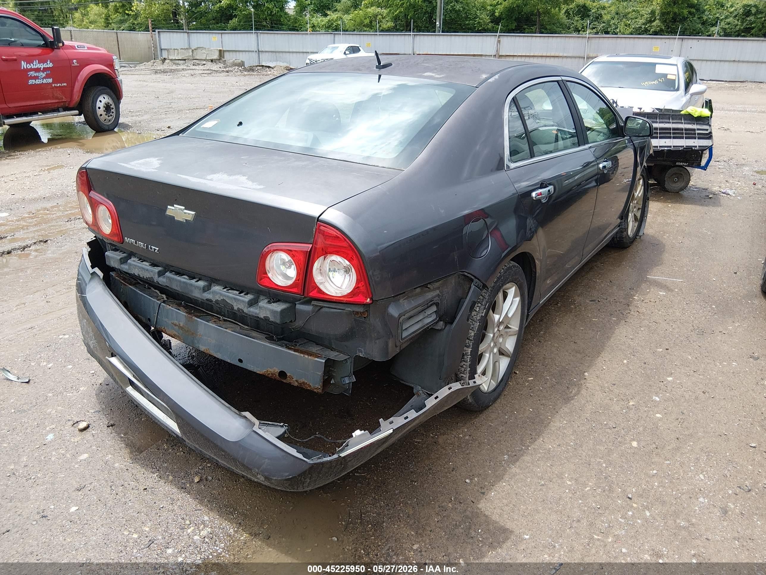 2010 Chevrolet Malibu Ltz Gray vin: 1G1ZE5EB2A4136326