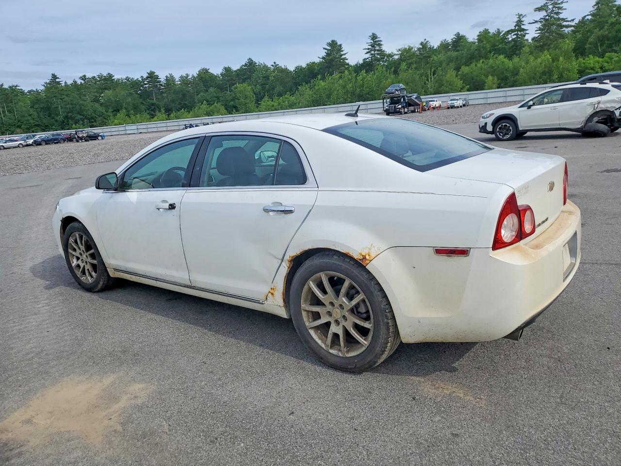 2010 Chevrolet Malibu Ltz White vin: 1G1ZE5EB2AF289468