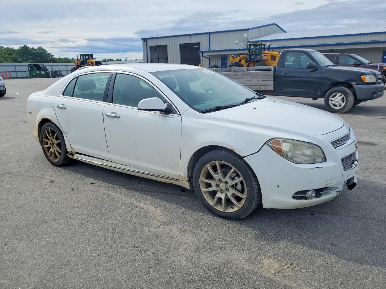 2010 Chevrolet Malibu Ltz White vin: 1G1ZE5EB2AF289468