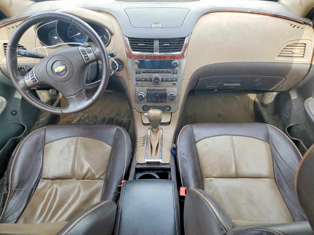 2010 Chevrolet Malibu Ltz White vin: 1G1ZE5EB2AF289468