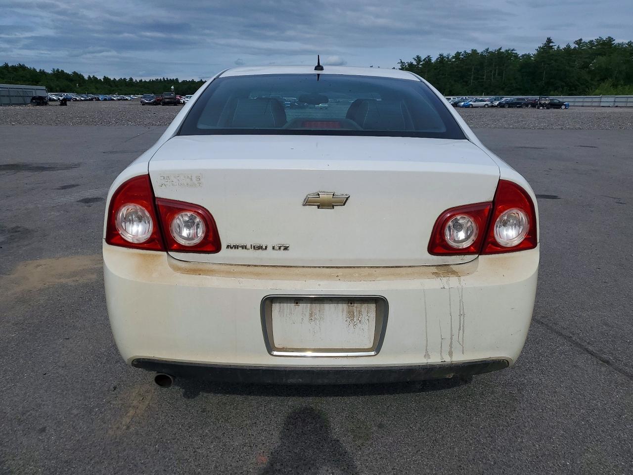 2010 Chevrolet Malibu Ltz White vin: 1G1ZE5EB2AF289468
