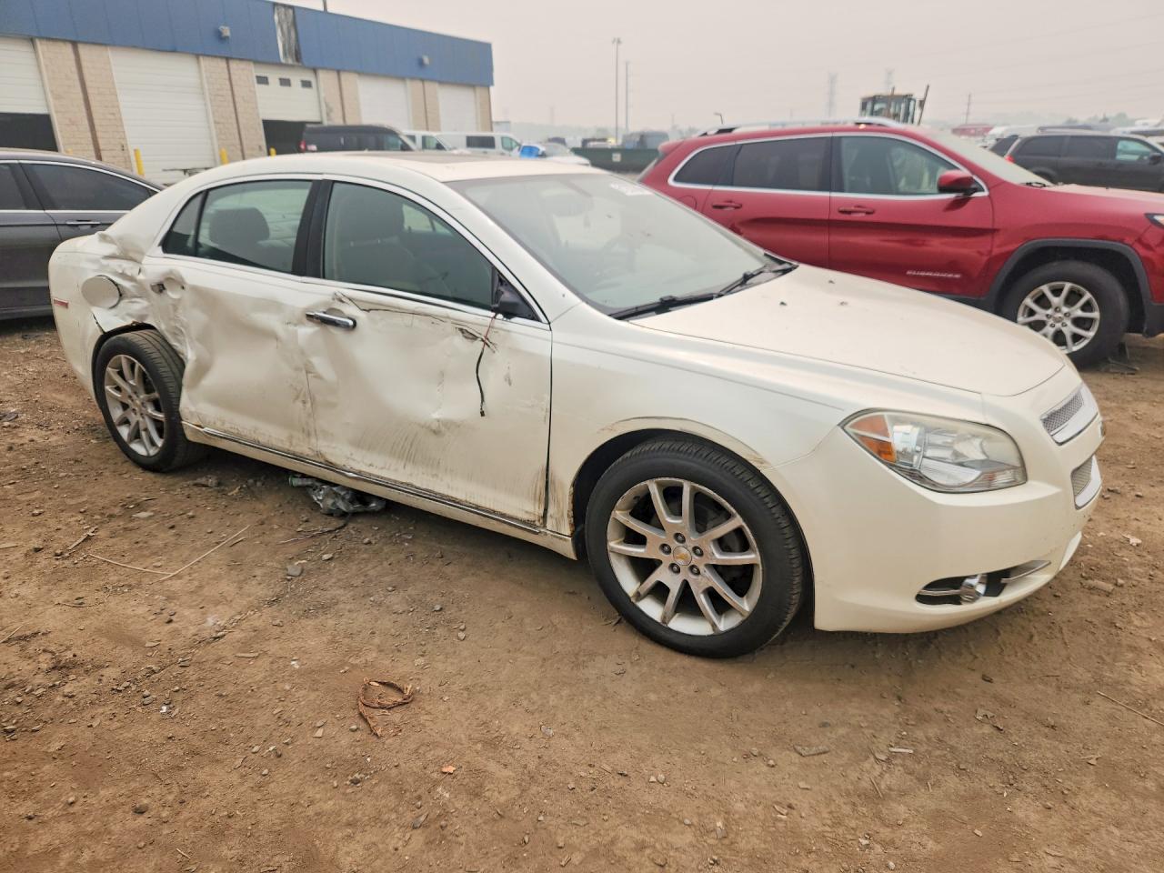 2010 Chevrolet Malibu Ltz White vin: 1G1ZE5EB2AF300033