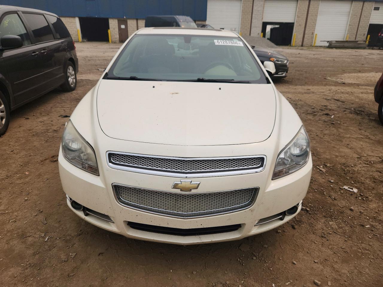 2010 Chevrolet Malibu Ltz White vin: 1G1ZE5EB2AF300033
