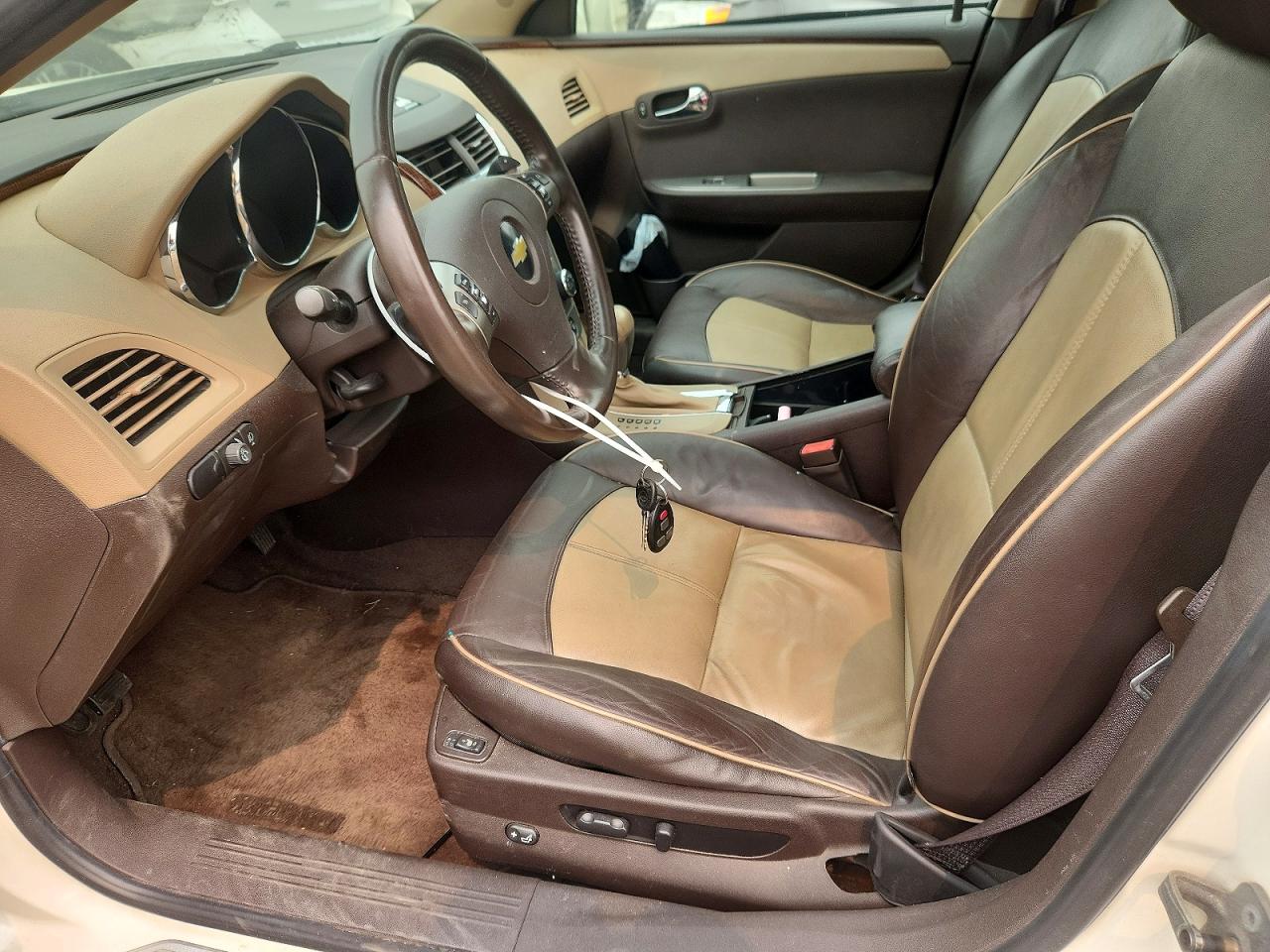 2010 Chevrolet Malibu Ltz White vin: 1G1ZE5EB2AF300033