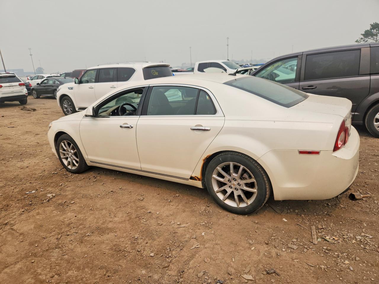 2010 Chevrolet Malibu Ltz White vin: 1G1ZE5EB2AF300033