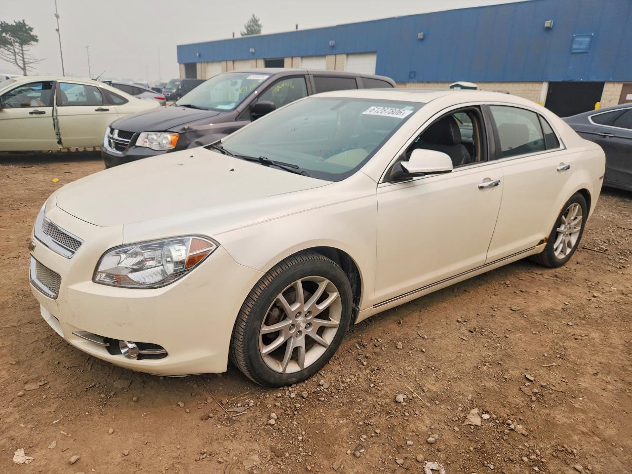 2010 Chevrolet Malibu Ltz White vin: 1G1ZE5EB2AF300033