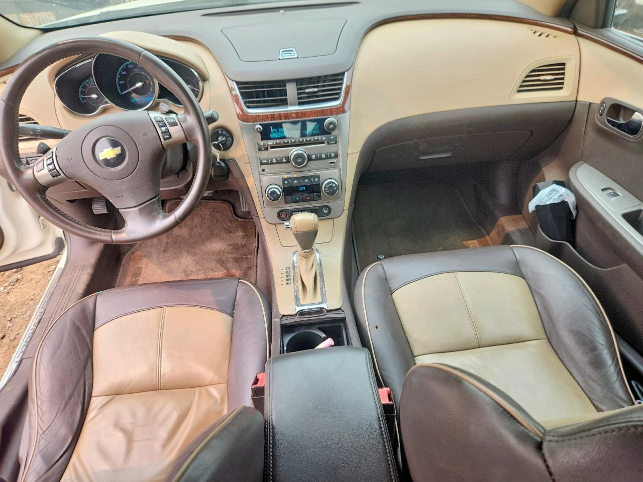 2010 Chevrolet Malibu Ltz White vin: 1G1ZE5EB2AF300033