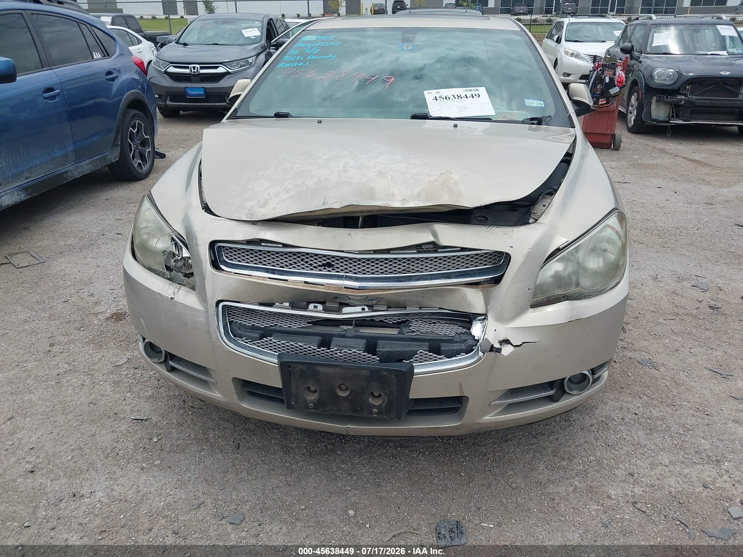 2010 Chevrolet Malibu Ltz Champagne vin: 1G1ZE5EB3AF148943