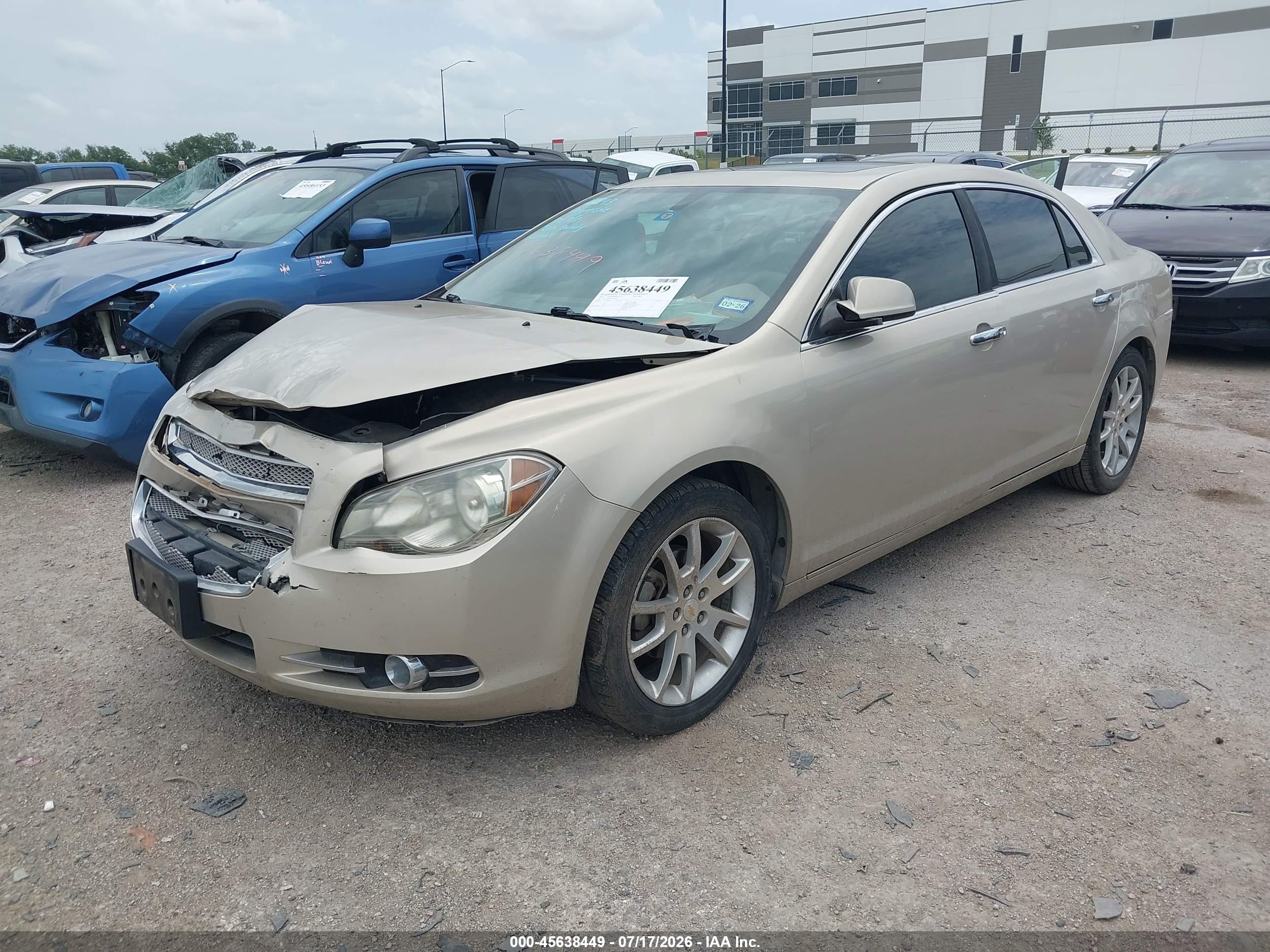2010 Chevrolet Malibu Ltz Champagne vin: 1G1ZE5EB3AF148943