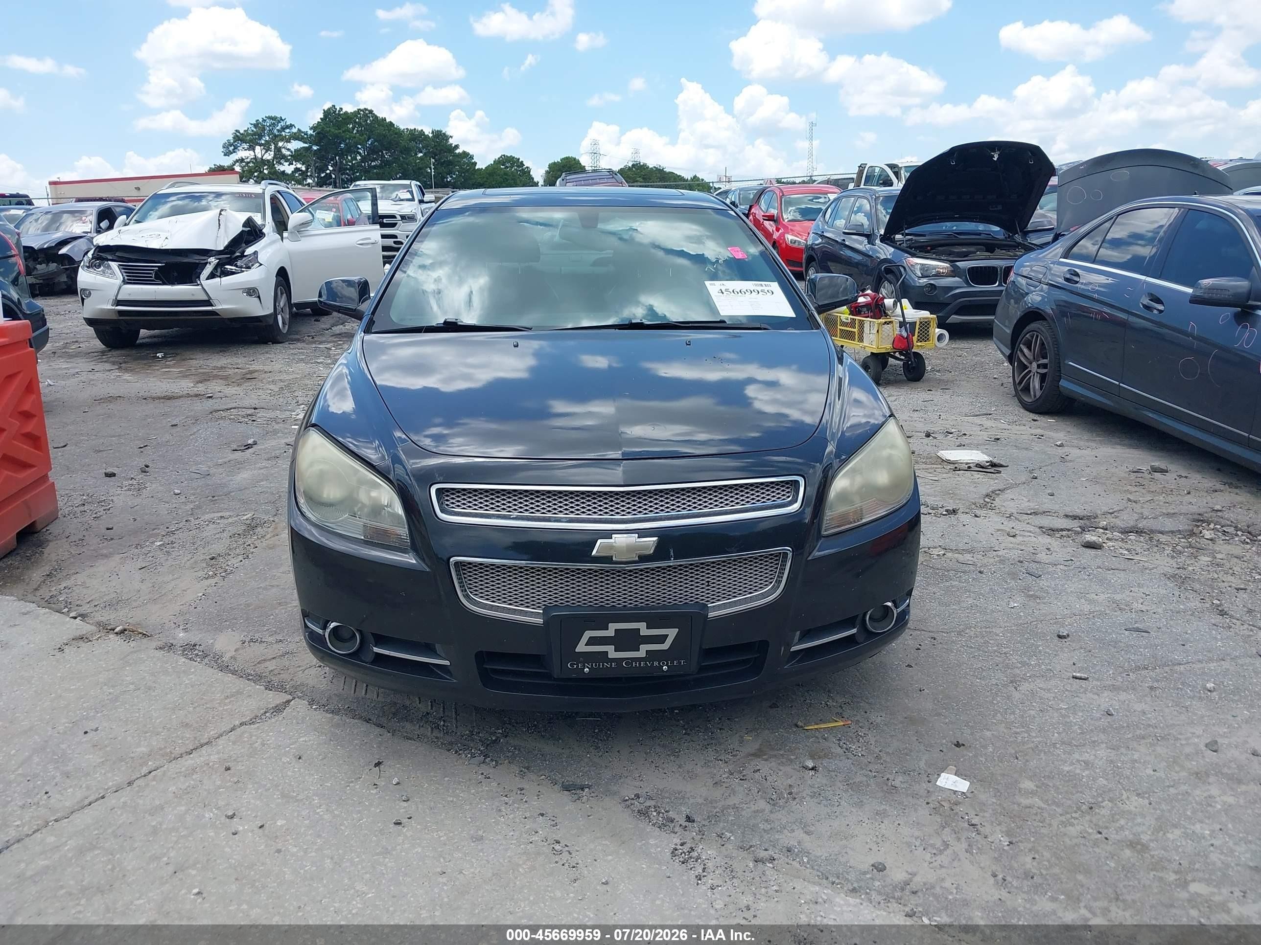 2010 Chevrolet Malibu Ltz Black vin: 1G1ZE5EB7A4124219