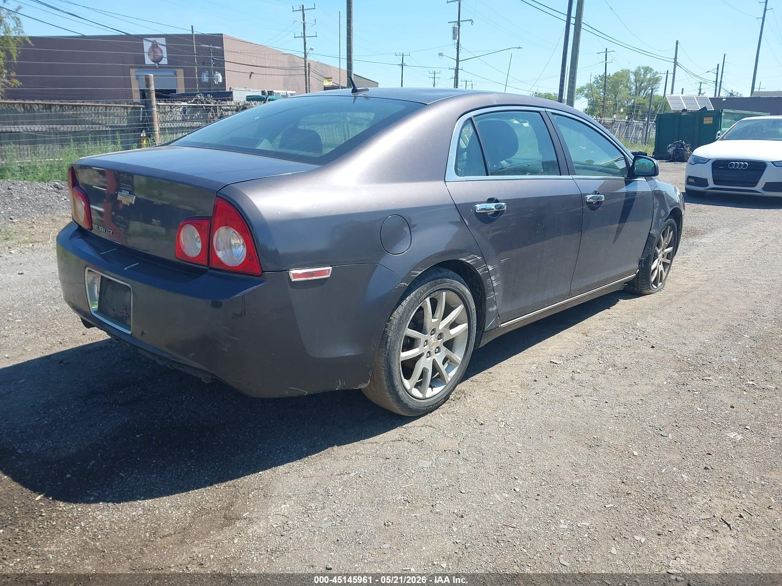 2010 Chevrolet Malibu Ltz Gray vin: 1G1ZE5EBXA4136042