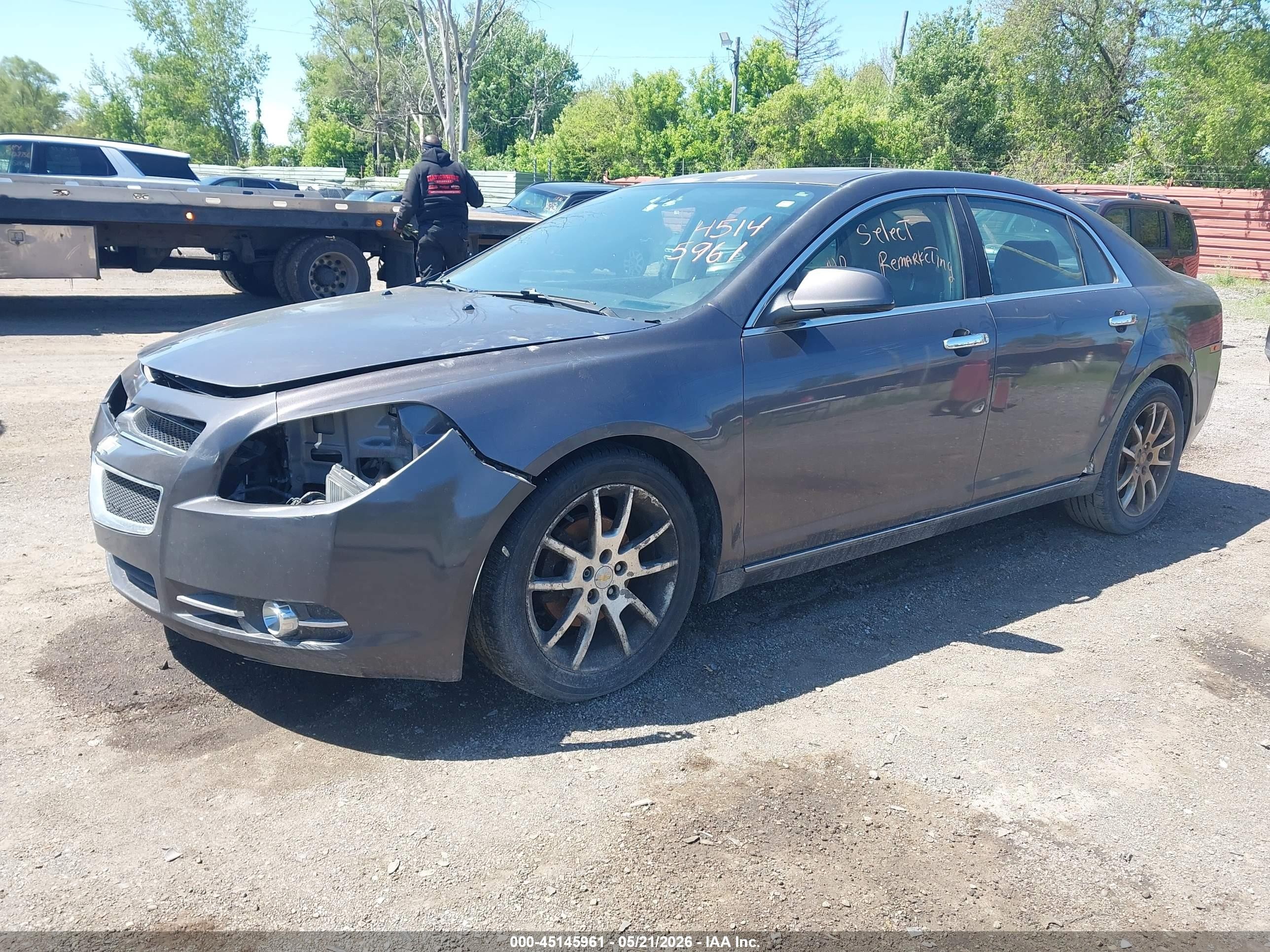 2010 Chevrolet Malibu Ltz Gray vin: 1G1ZE5EBXA4136042