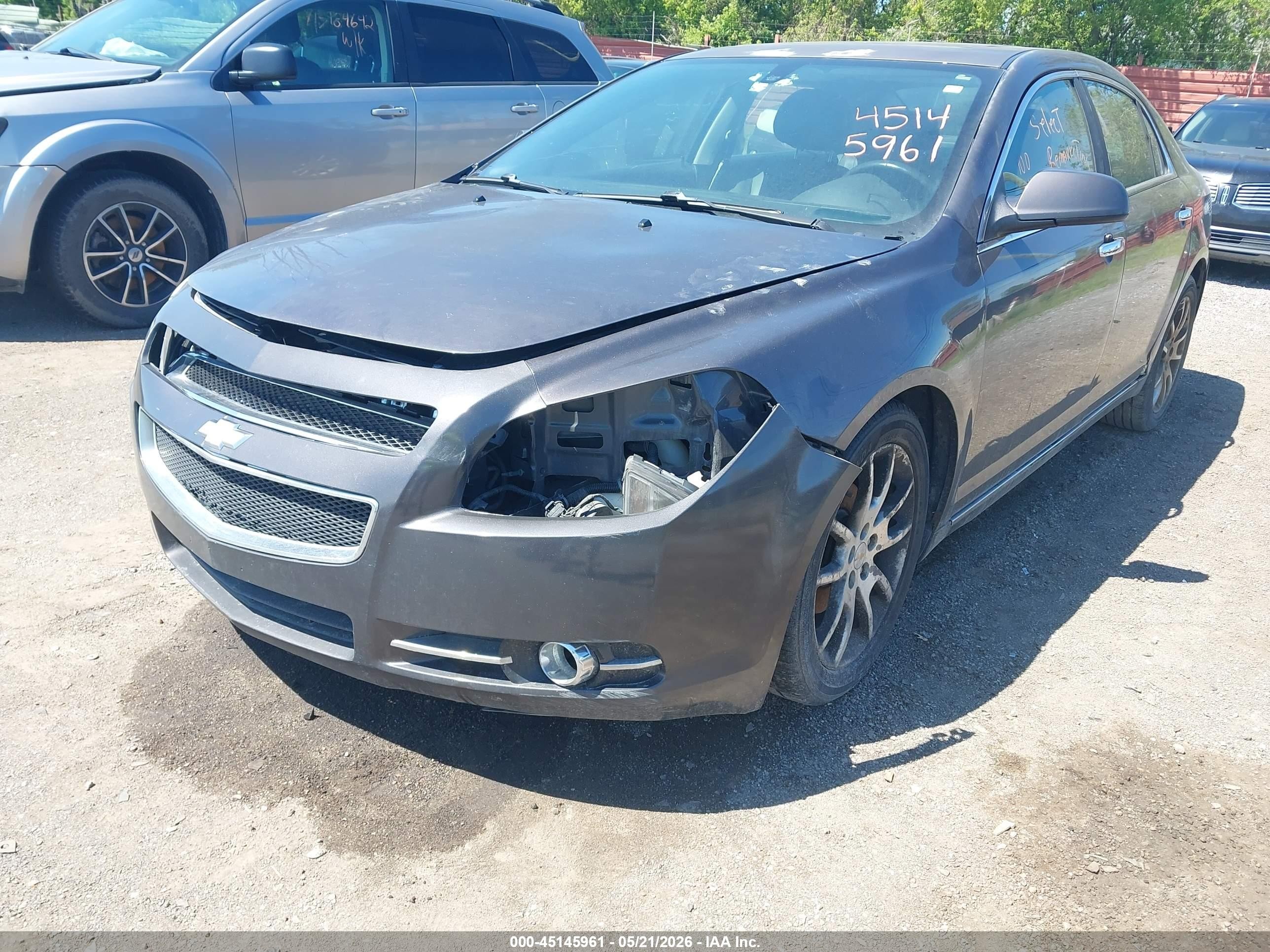 2010 Chevrolet Malibu Ltz Gray vin: 1G1ZE5EBXA4136042
