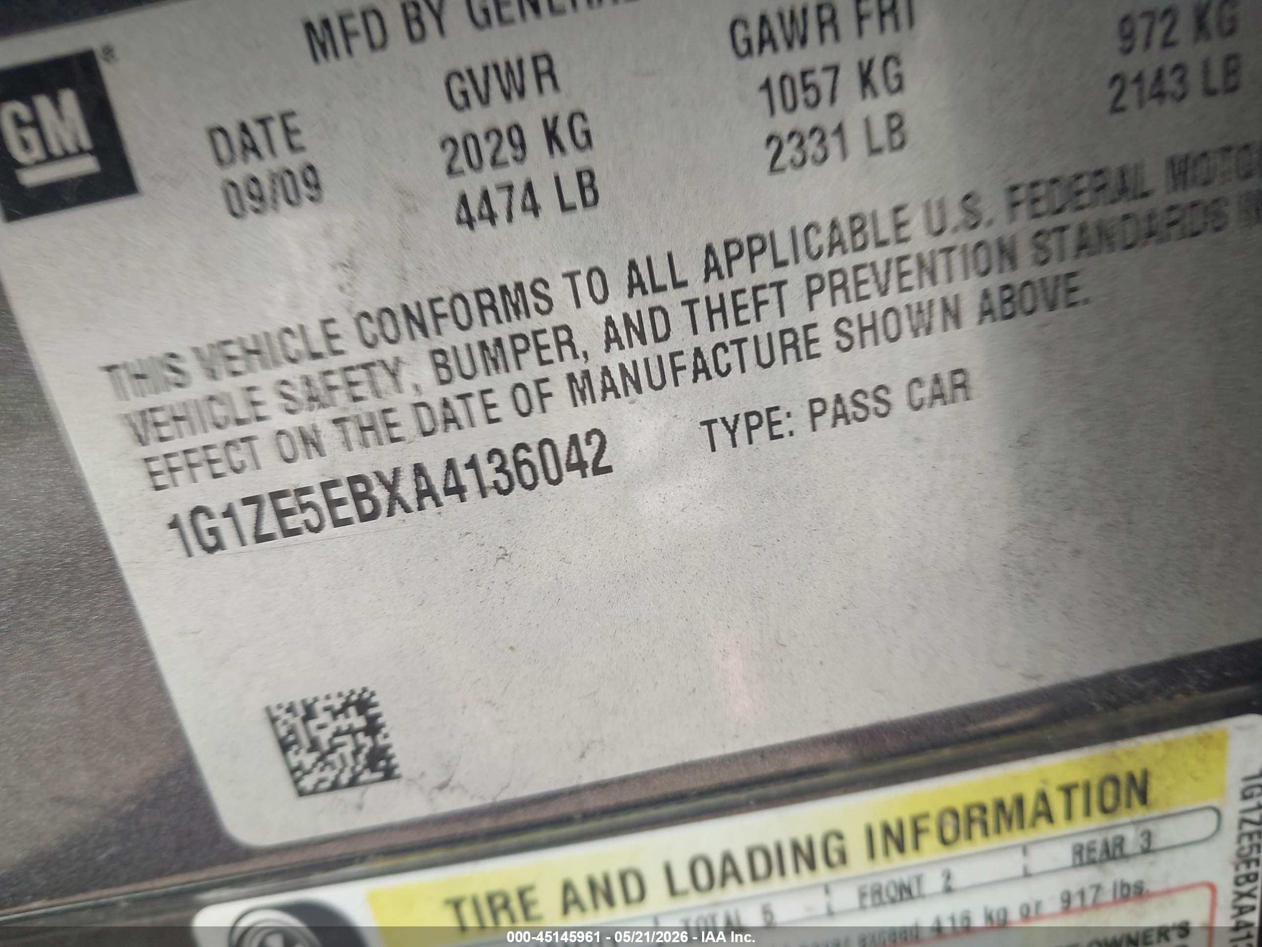2010 Chevrolet Malibu Ltz Gray vin: 1G1ZE5EBXA4136042