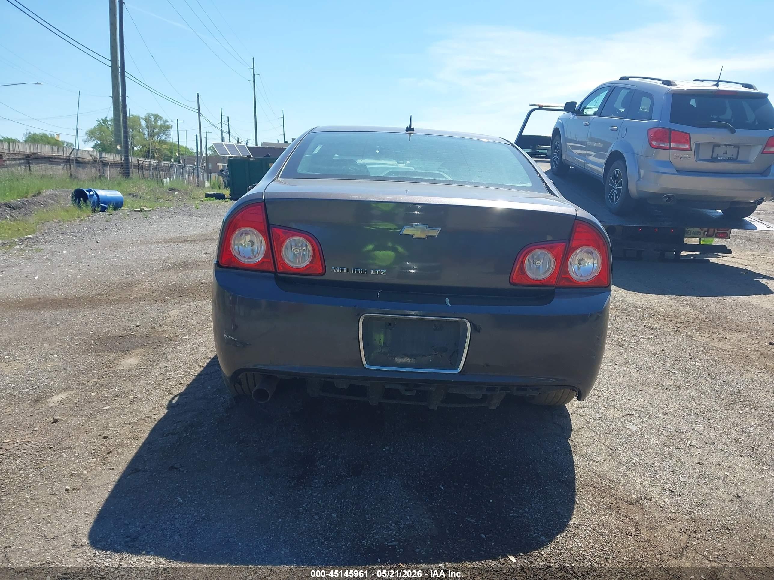 2010 Chevrolet Malibu Ltz Gray vin: 1G1ZE5EBXA4136042