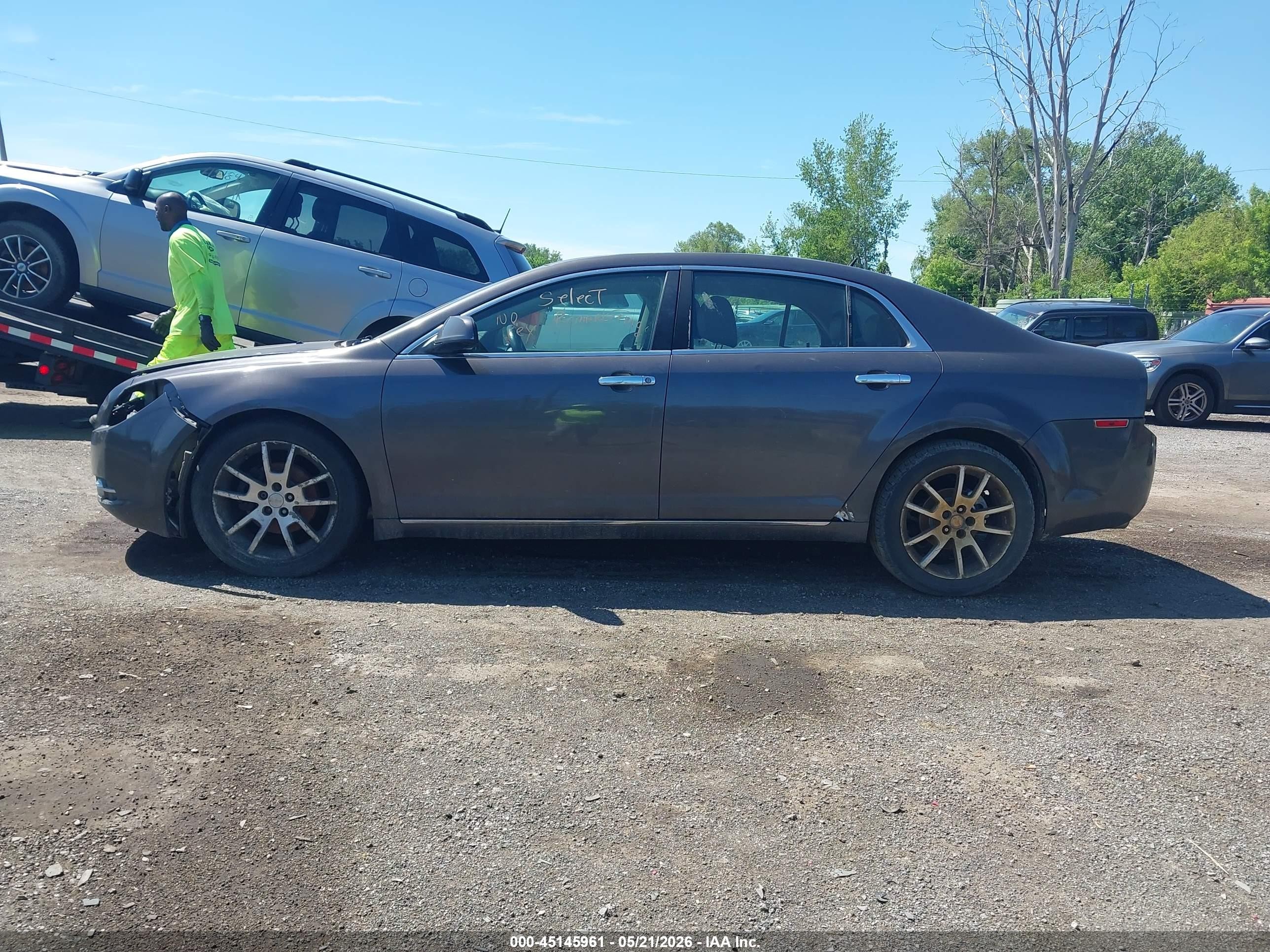 2010 Chevrolet Malibu Ltz Gray vin: 1G1ZE5EBXA4136042