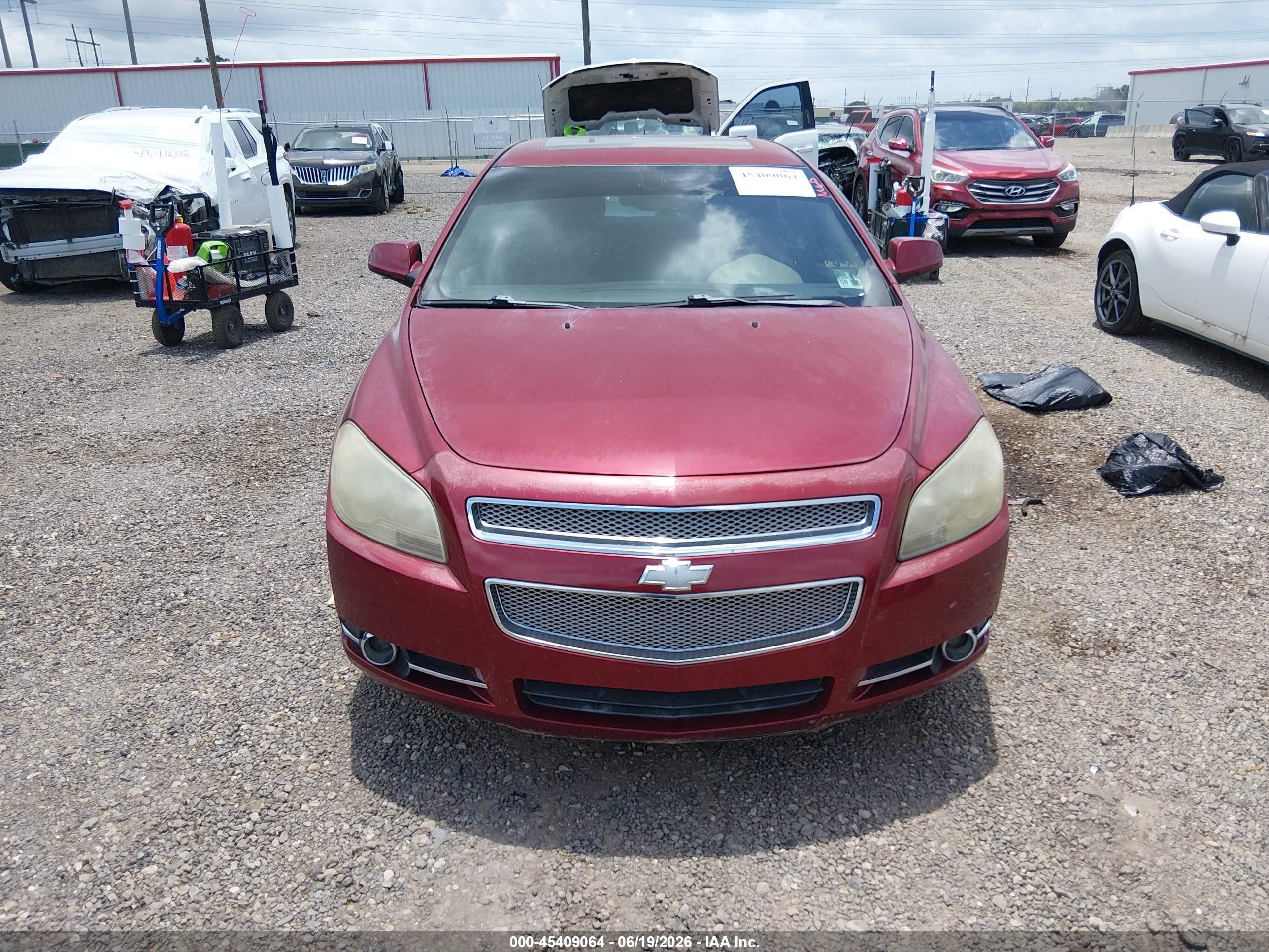 2011 Chevrolet Malibu Ltz Burgundy vin: 1G1ZE5EU1BF202162