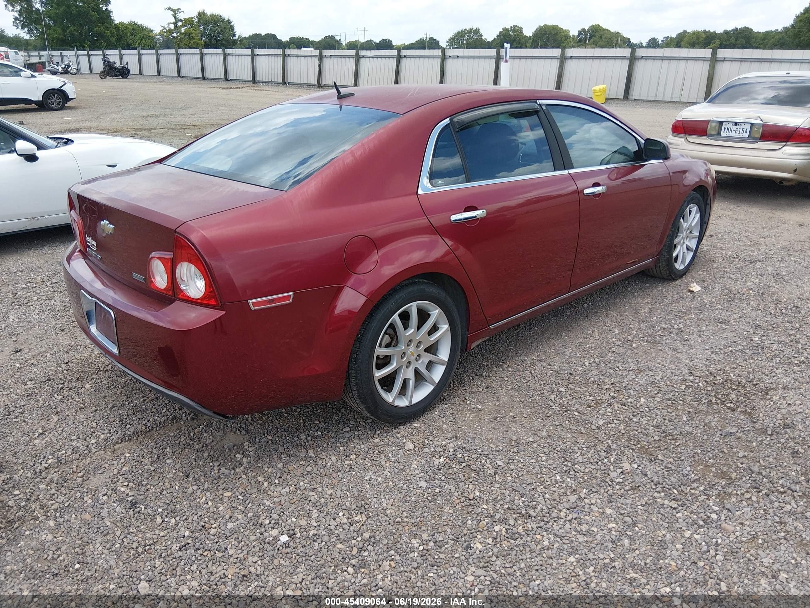 2011 Chevrolet Malibu Ltz Burgundy vin: 1G1ZE5EU1BF202162