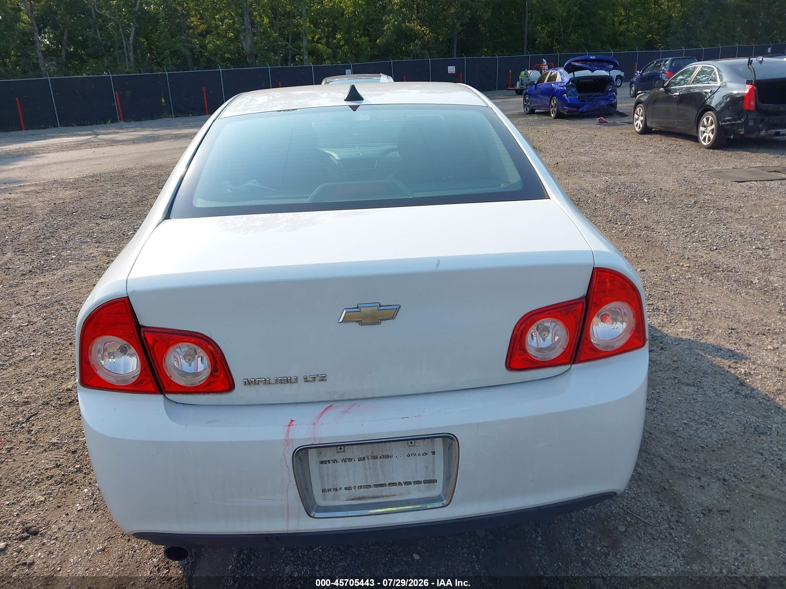 2012 Chevrolet Malibu 1lz White vin: 1G1ZE5EU1CF108798