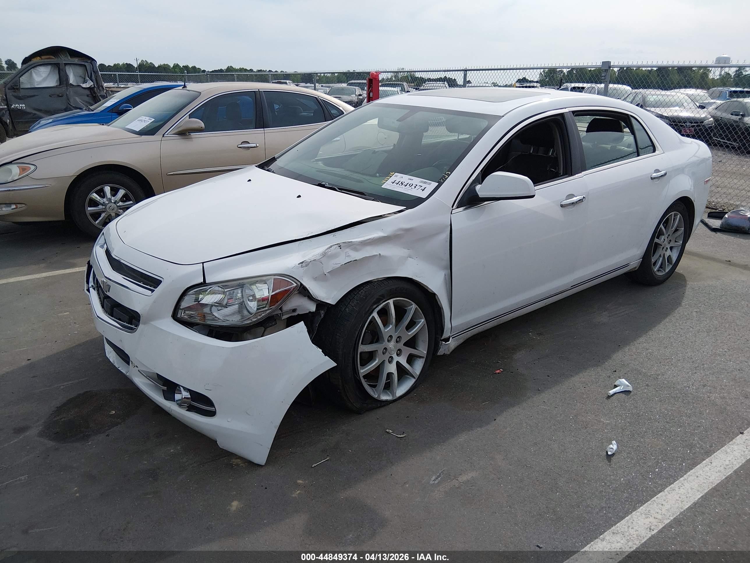 2012 Chevrolet Malibu 1lz White vin: 1G1ZE5EU7CF264005