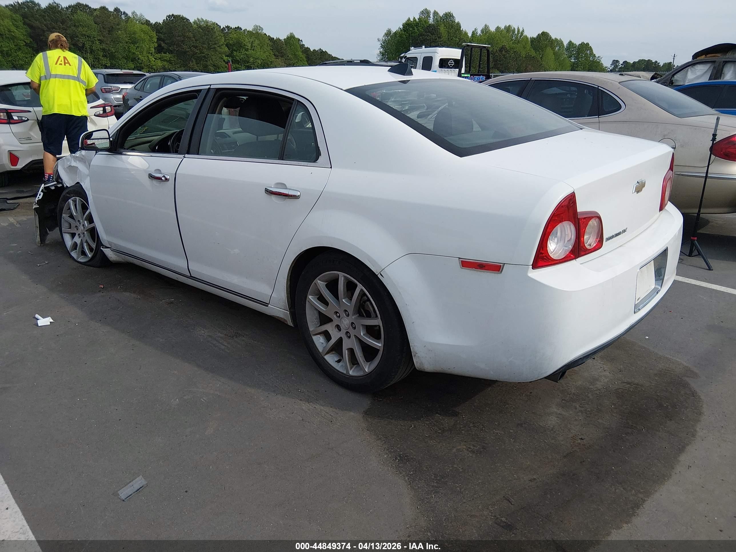 2012 Chevrolet Malibu 1lz White vin: 1G1ZE5EU7CF264005