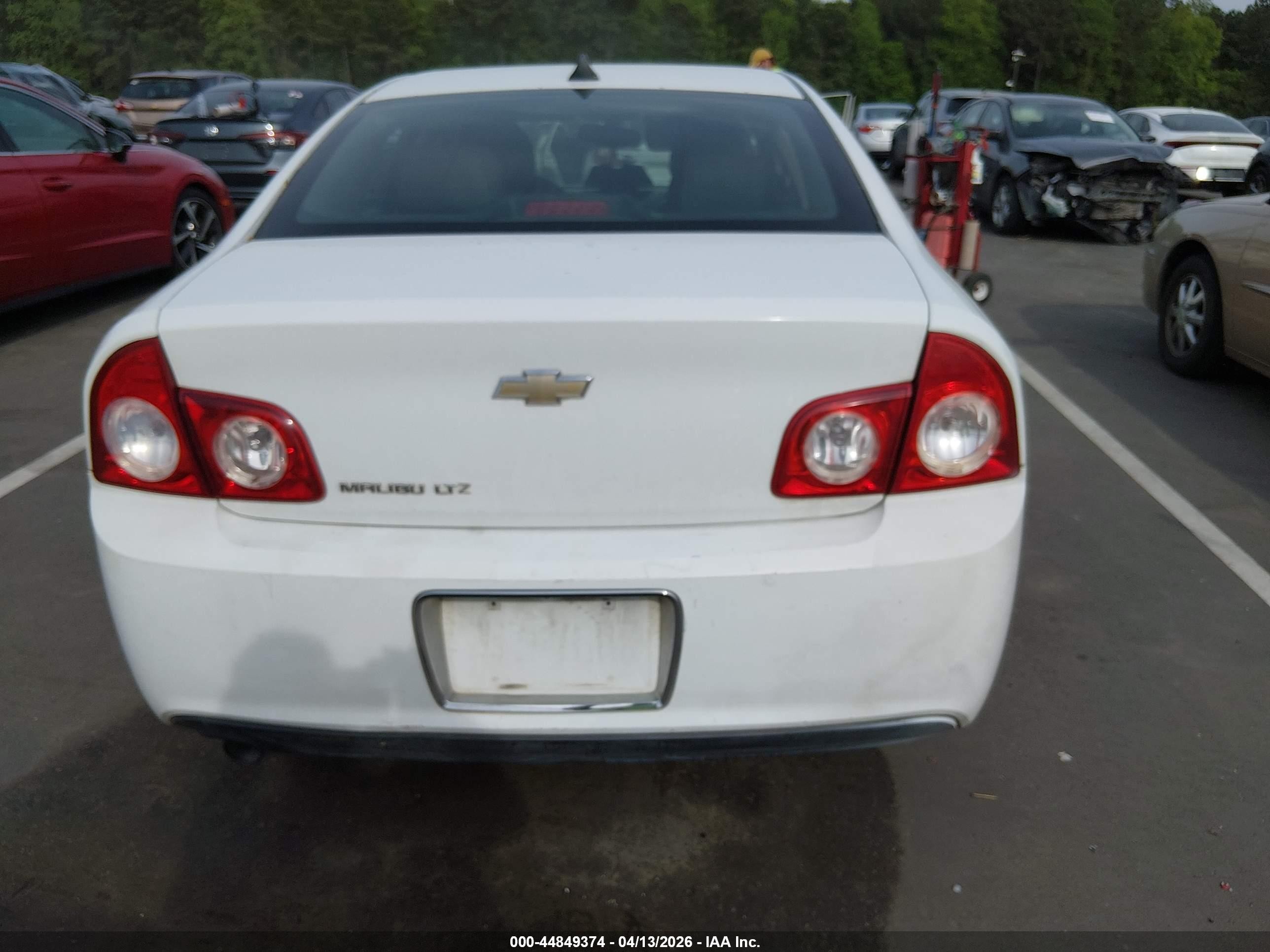 2012 Chevrolet Malibu 1lz White vin: 1G1ZE5EU7CF264005