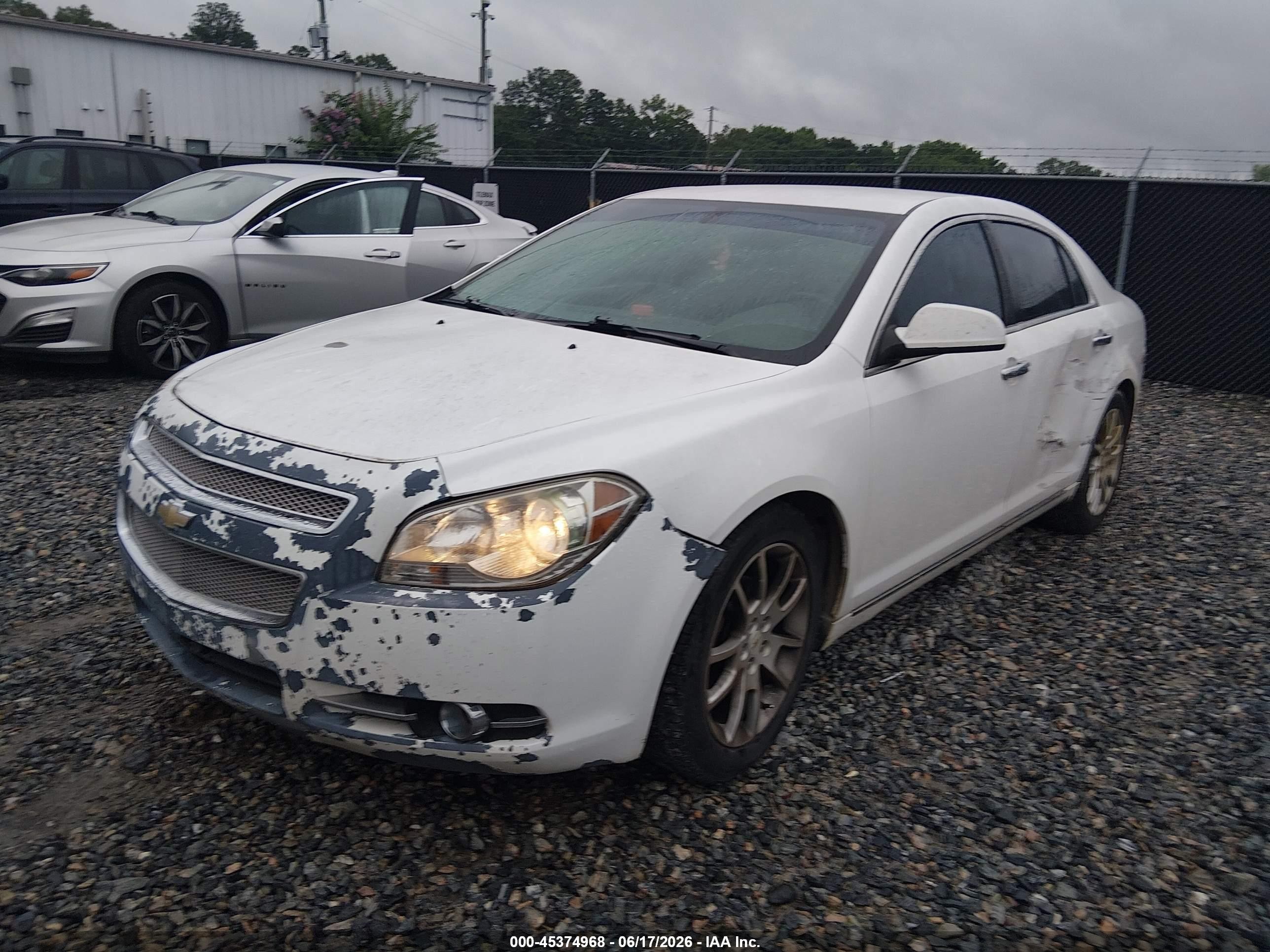 2011 Chevrolet Malibu Ltz White vin: 1G1ZE5EU8BF367111